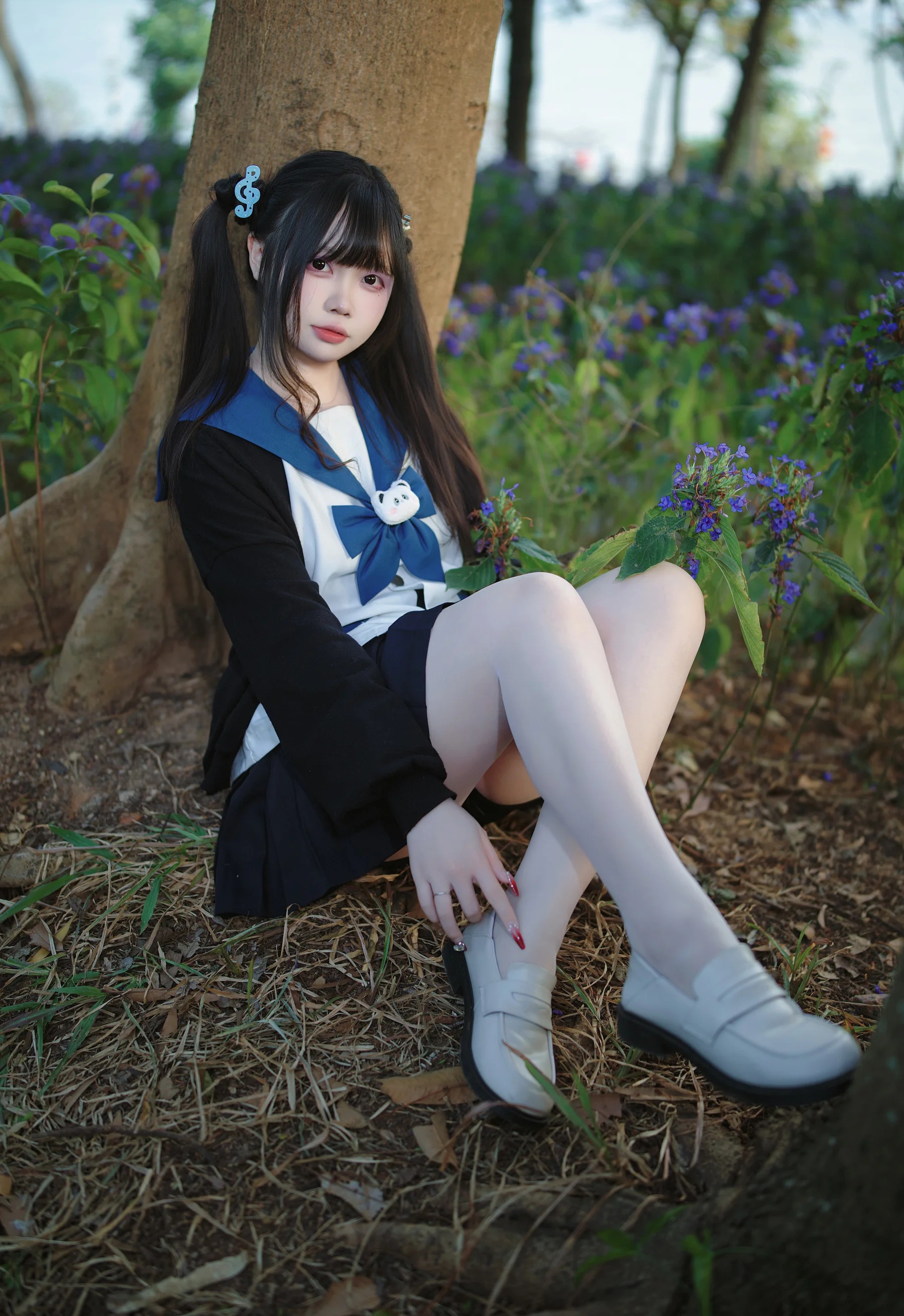 Coser美女_洛桑w伊梓_No.022 &ndash; 双马尾JK 主题写真 [38P]-看套图