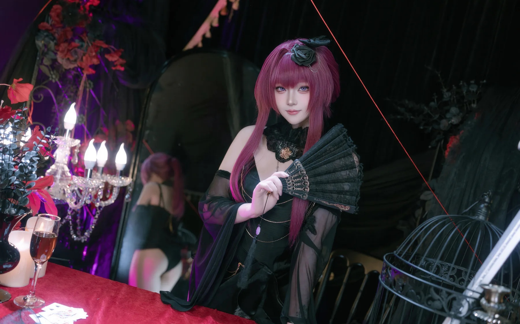 动漫博主_屿鱼Yukako_No.063 &ndash; 崩坏：星穹铁道 卡芙卡 缚月之夜 [60P]Xiuren秀人写真高清美女套图写真下载-看套图看套图