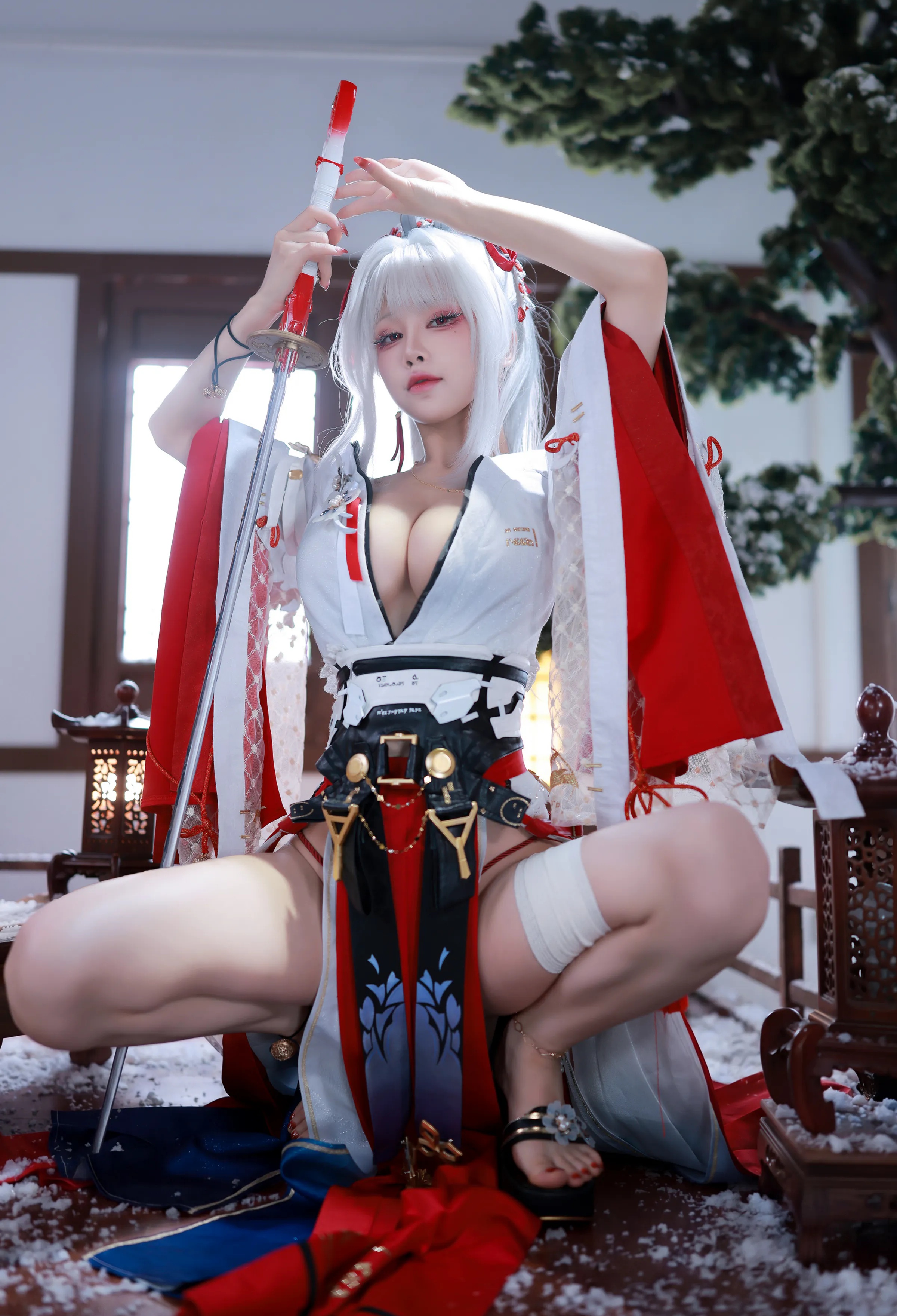 Coser美女_水淼Aqua_No.265 &ndash; 鸣潮 绯雪 [51P]-看套图
