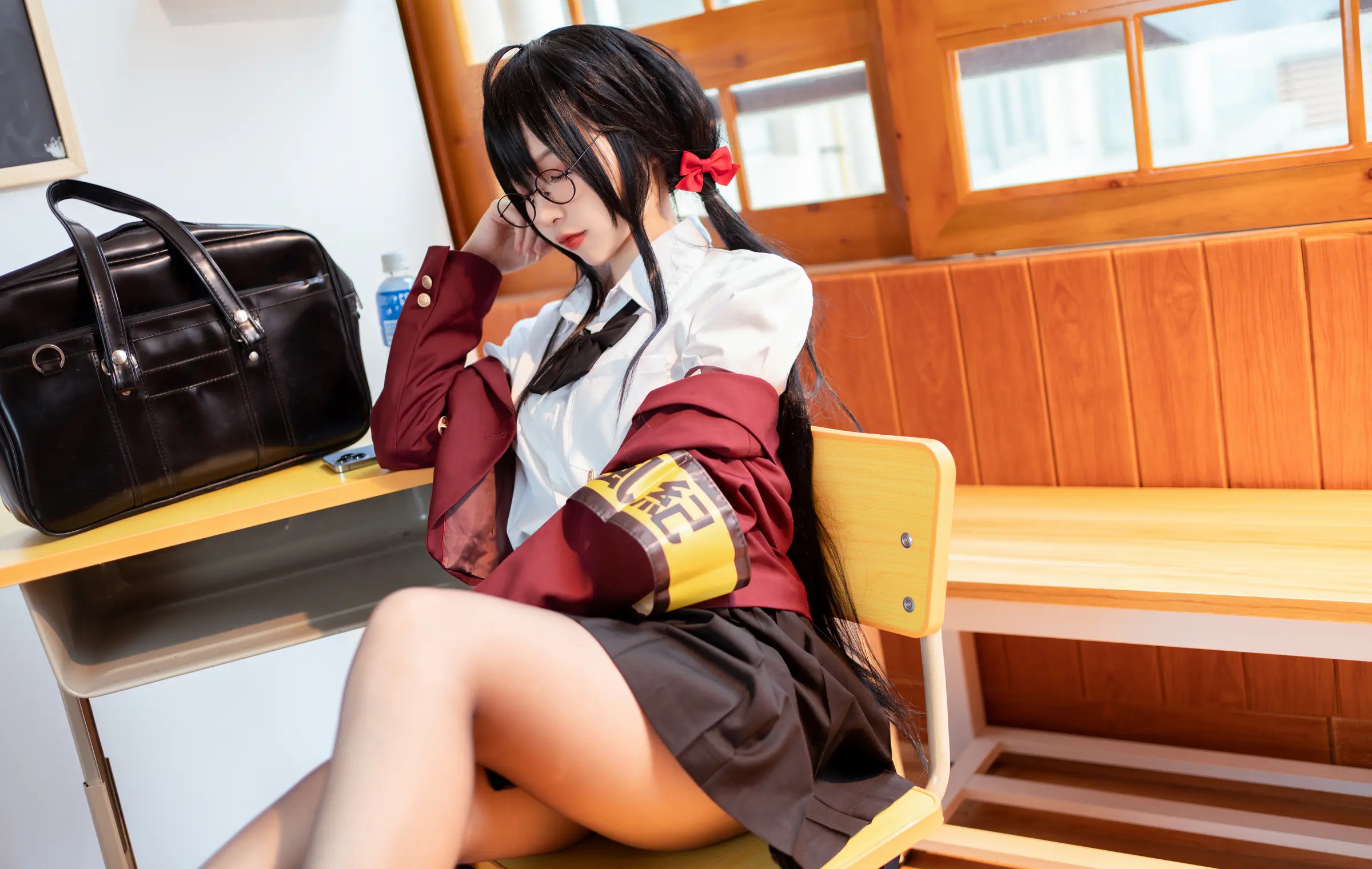 Coser美女_二佐nisa_No.131 &ndash; 碧蓝大凤jk 主题写真 [21P]Xiuren秀人写真高清美女套图写真下载-看套图看套图