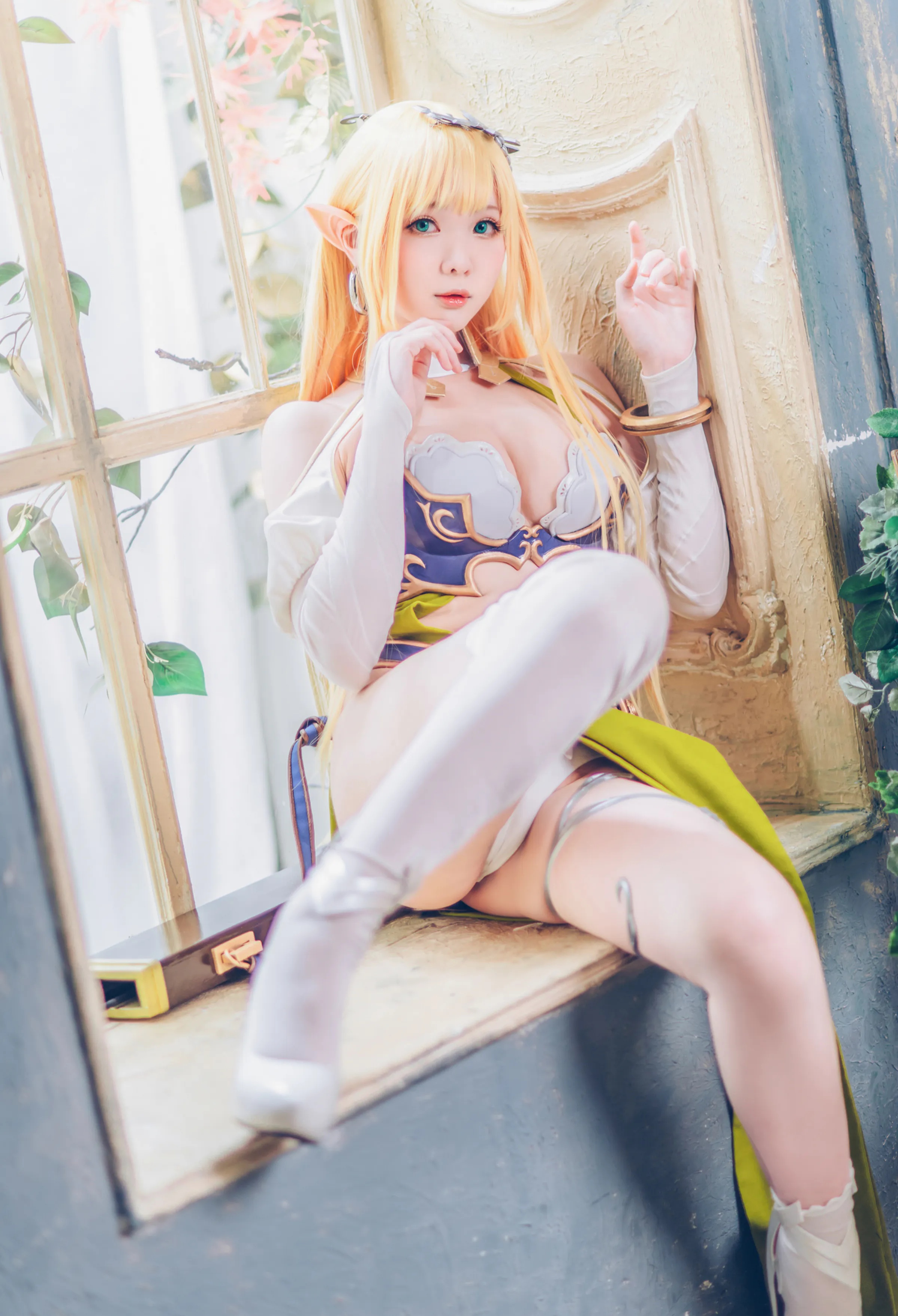 Coser美女_霜月shimo_No.071 &ndash; Elf Village 主题写真 [99P]Xiuren秀人写真高清美女套图写真下载-看套图看套图
