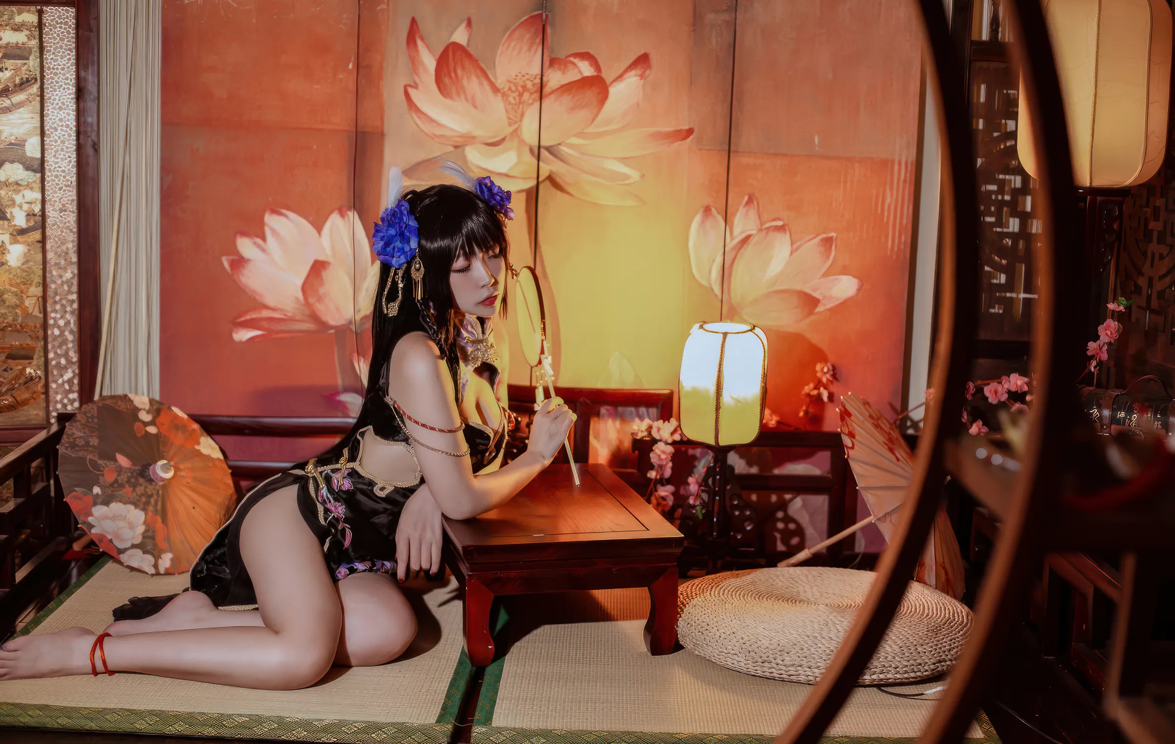 Coser美女_二佐nisa_No.191 &ndash; 碧蓝航线 比叡鲟旗袍 [24P]-看套图