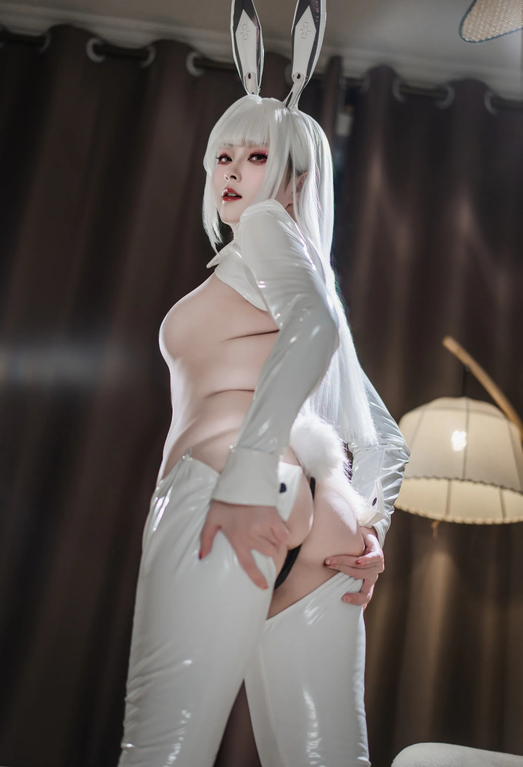 网络美女_Natsuko夏夏子_No.097 NIKKE 布兰儿 逆兔女郎 [81P]Xiuren秀人写真高清美女套图写真下载-看套图看套图