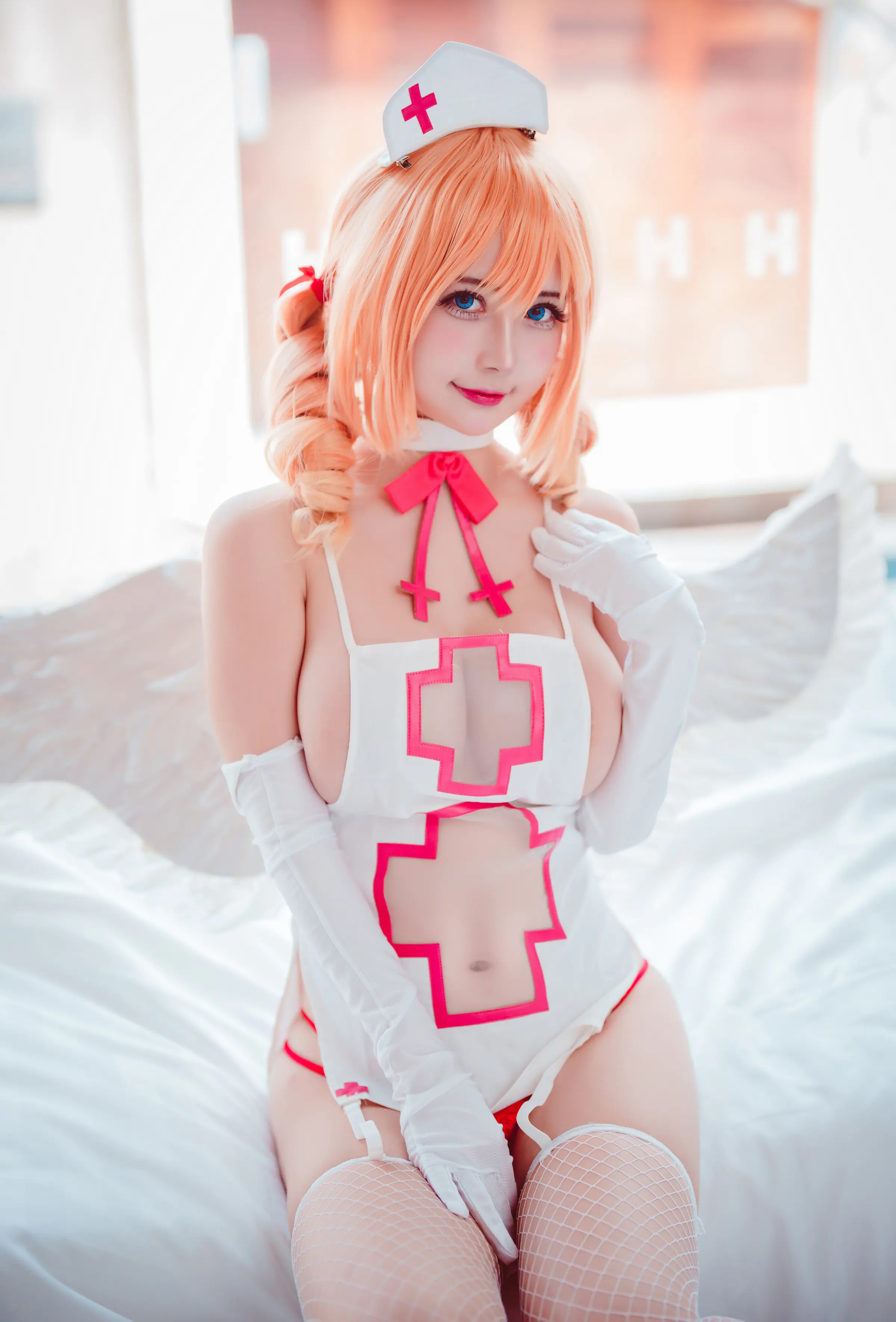 台湾Coser美女_沖田凜花Rinka_No.045 &ndash; 二月订阅 Tie3-Angle Nurse[29P]Xiuren秀人写真高清美女套图写真下载-看套图看套图