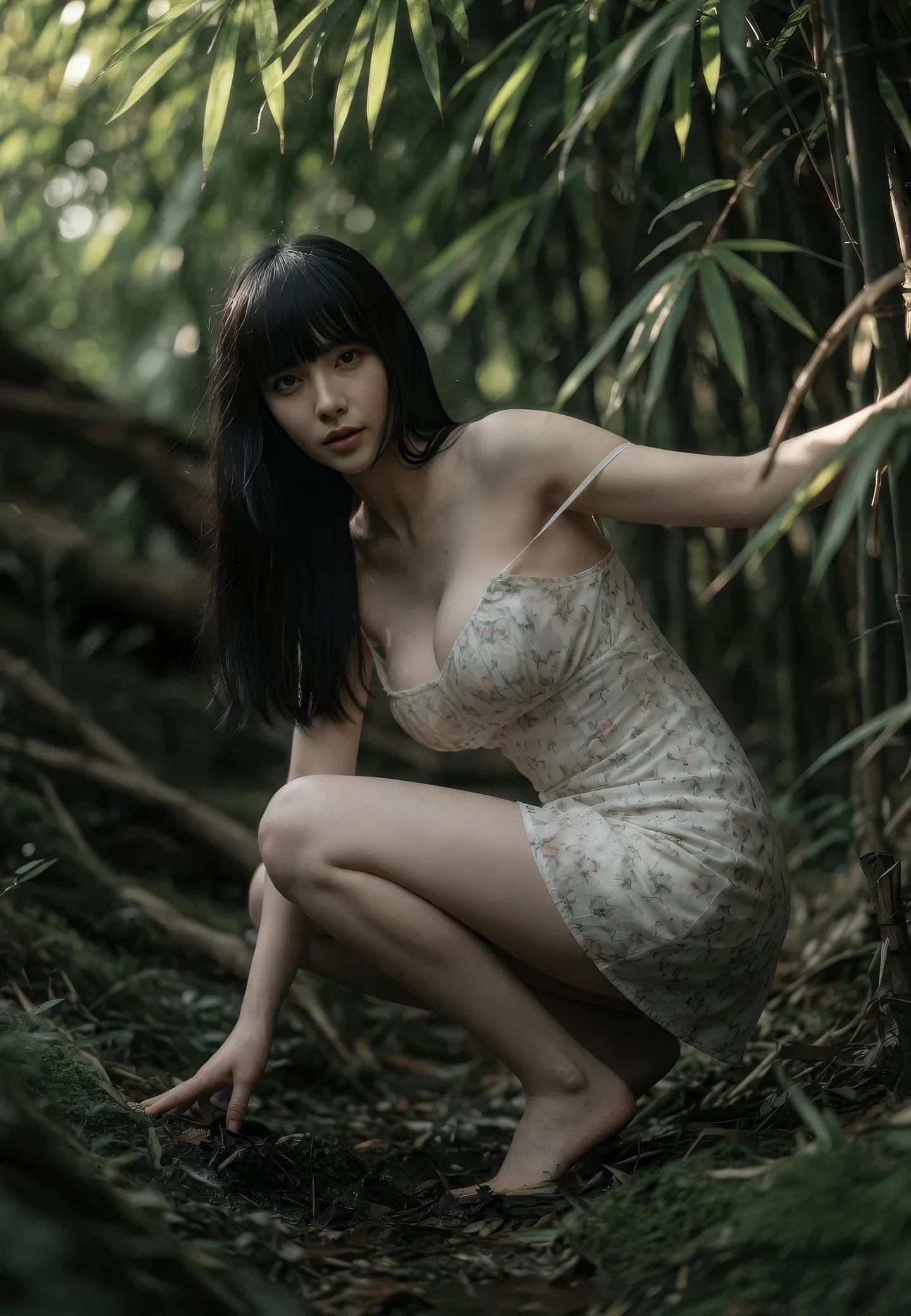 AIG美女_No.534_九歌lina_性感吊带花裙 主题写真 [69+1P]Xiuren秀人写真高清美女套图写真下载-看套图看套图