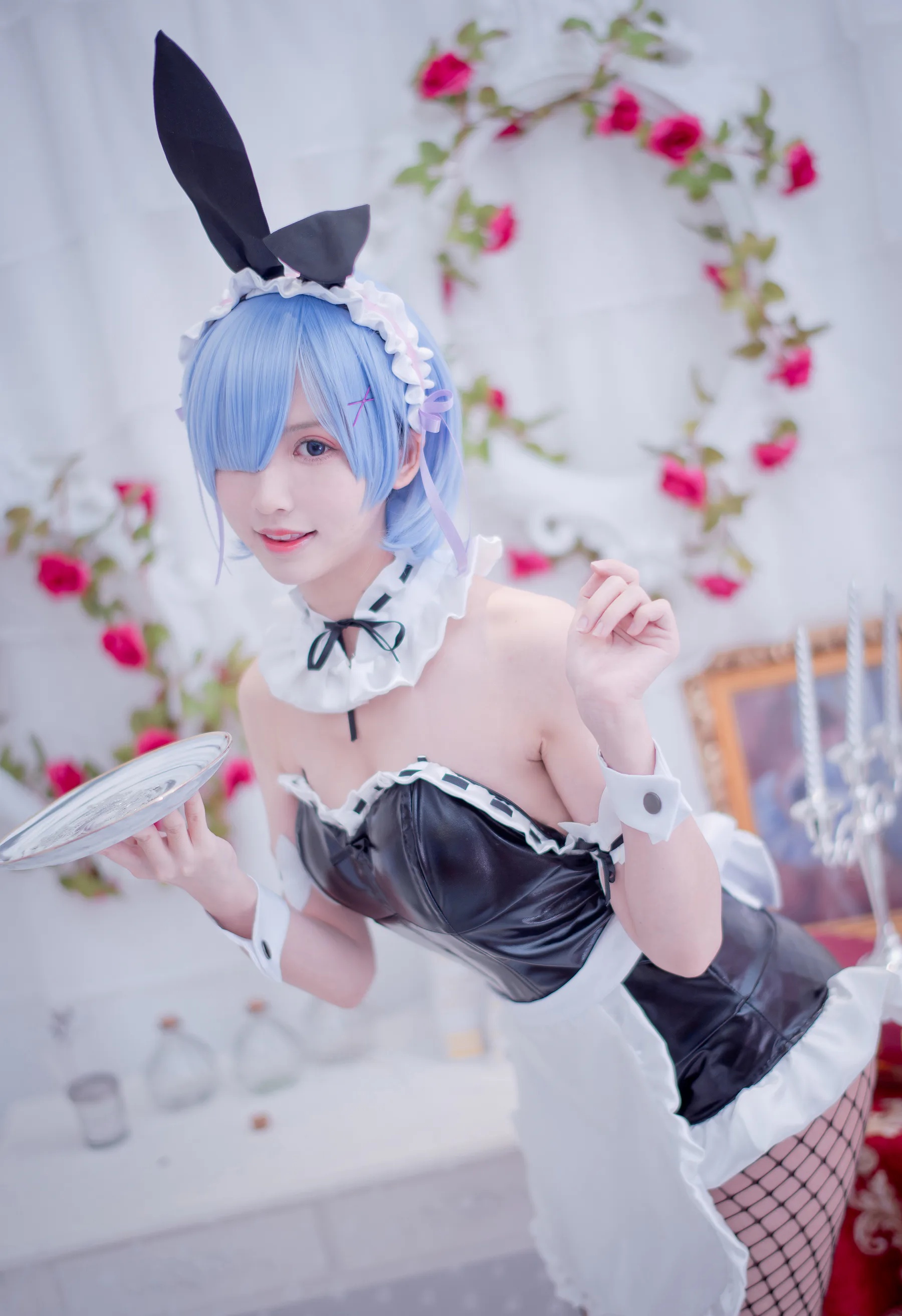 动漫博主_鳗鱼霏儿_No.016 蕾姆 主题写真 [14P]Xiuren秀人写真高清美女套图写真下载-看套图看套图