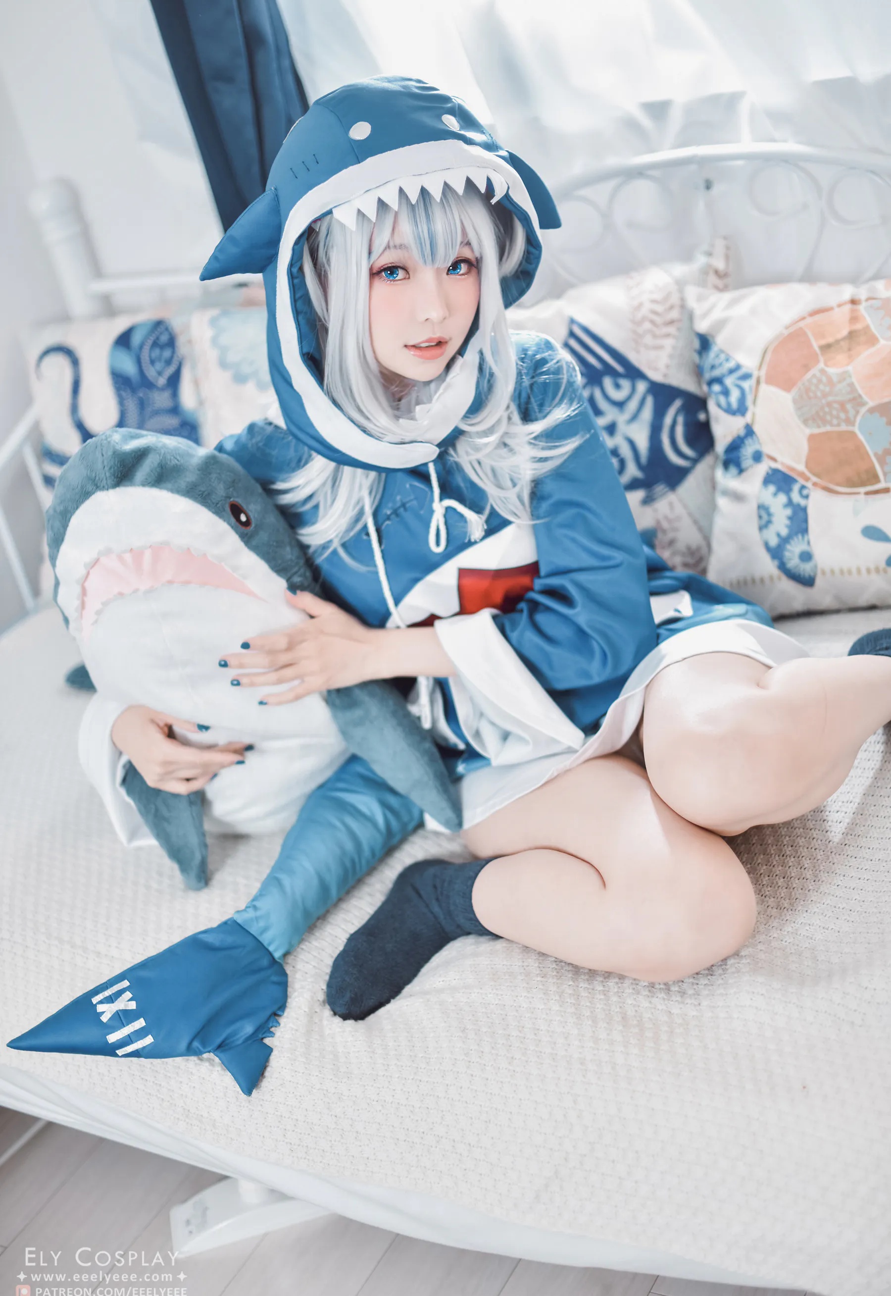 Coser妹子_ElyEE子_No.070 噶呜&middot;古拉(小鲨鲨) 主题写真 [44P]-看套图