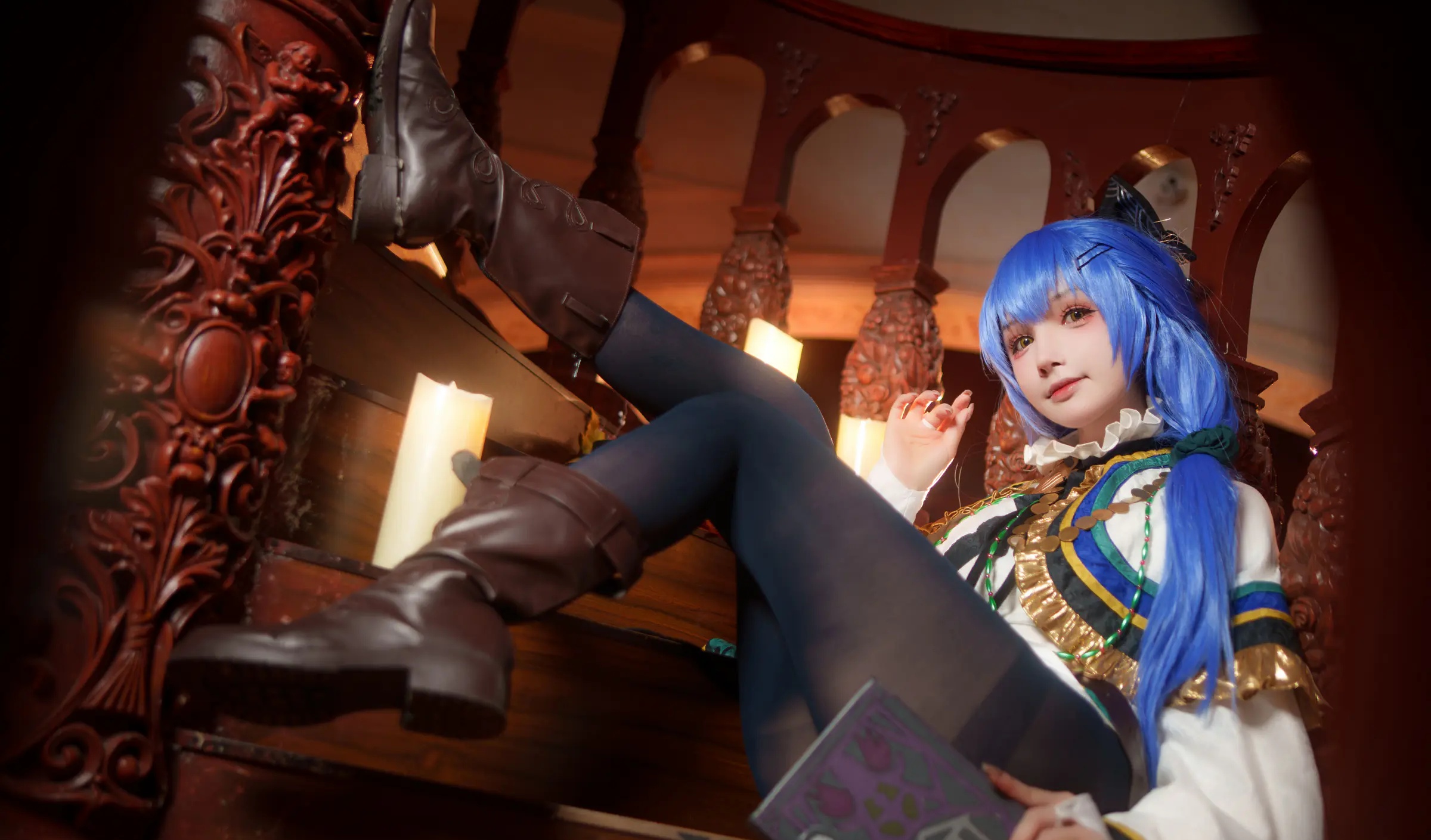 Coser美女_一千只猫薄禾_No.014 &ndash; 魔女 安洁 主题写真 [18P]Xiuren秀人写真高清美女套图写真下载-看套图看套图