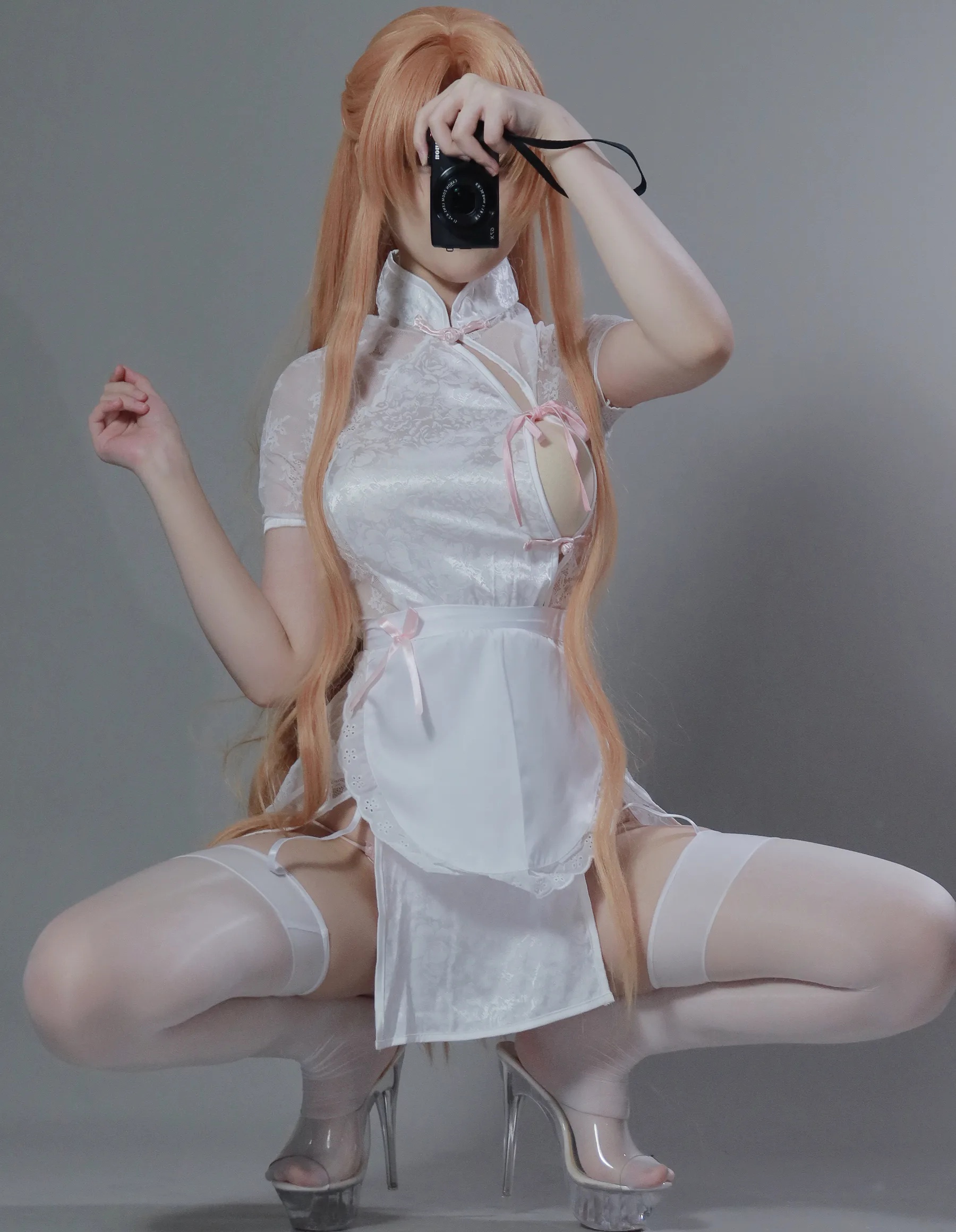 颜值博主_幼愛Youmeko_No.036 &ndash; 刀剑神域 亚丝娜&middot;中华女仆 [42P]Xiuren秀人写真高清美女套图写真下载-看套图看套图
