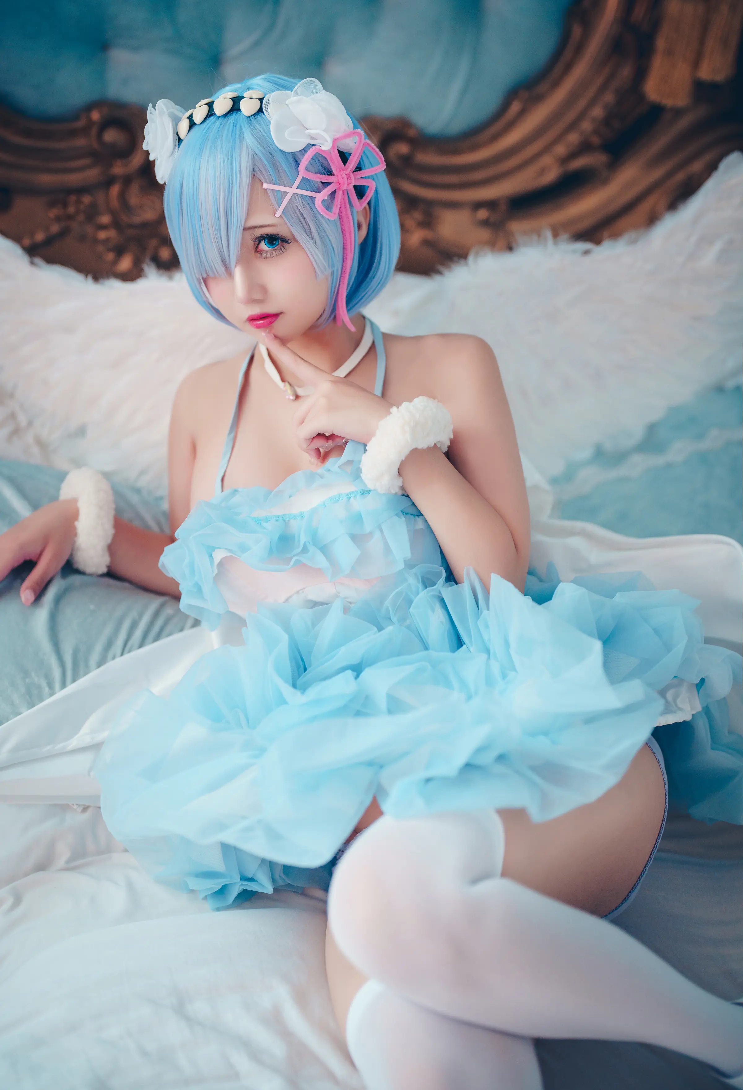 台湾Coser美女_沖田凜花Rinka_No.062 &ndash; Rem [15P]Xiuren秀人写真高清美女套图写真下载-看套图看套图