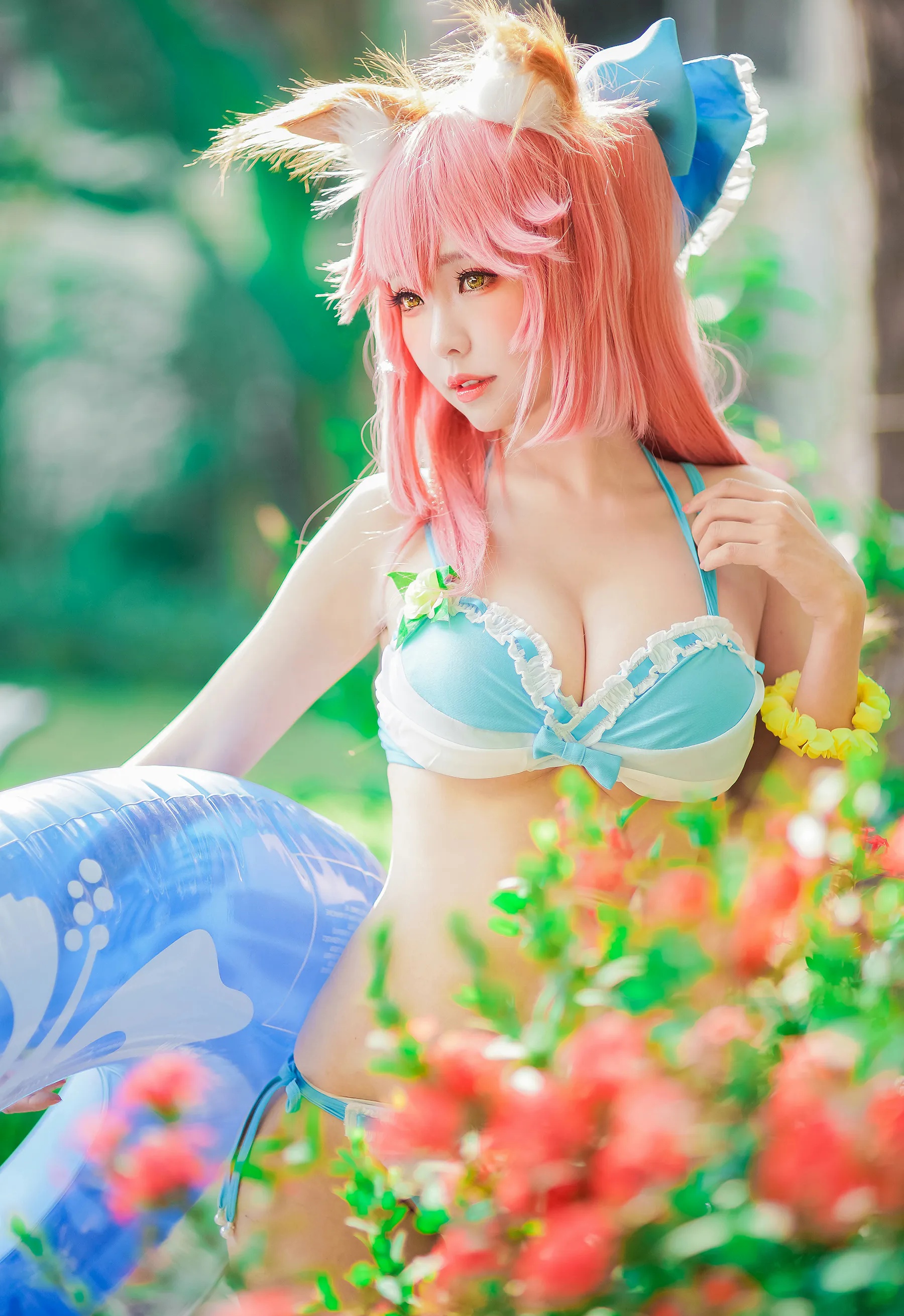 Coser妹子_ElyEE子_No.046 玉藻前-泳池 主题写真 [39P]Xiuren秀人写真高清美女套图写真下载-看套图看套图