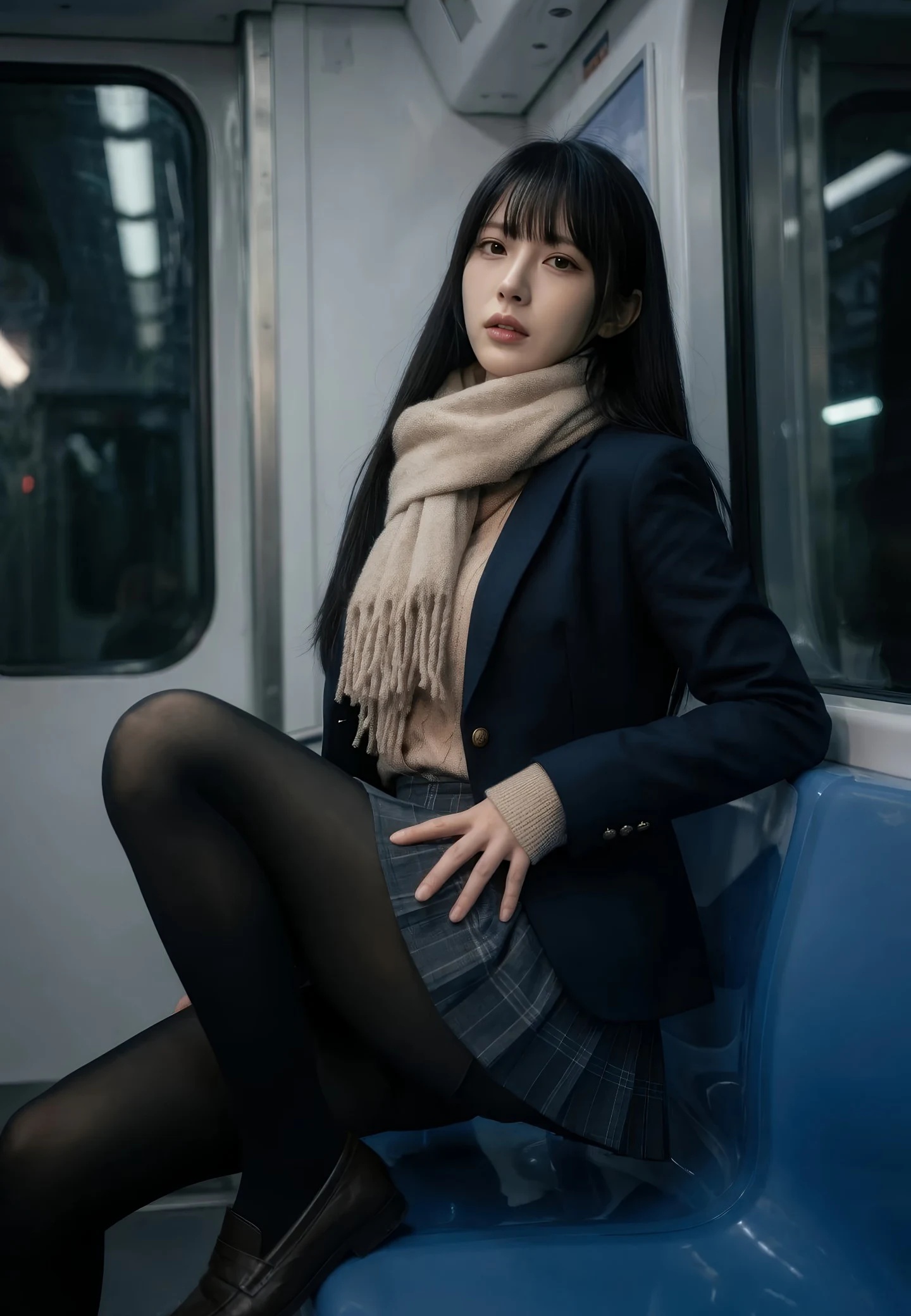AIG美女_No.545_芭喜mila_白衬衫配JK短裙 主题写真 [67+1P]-看套图