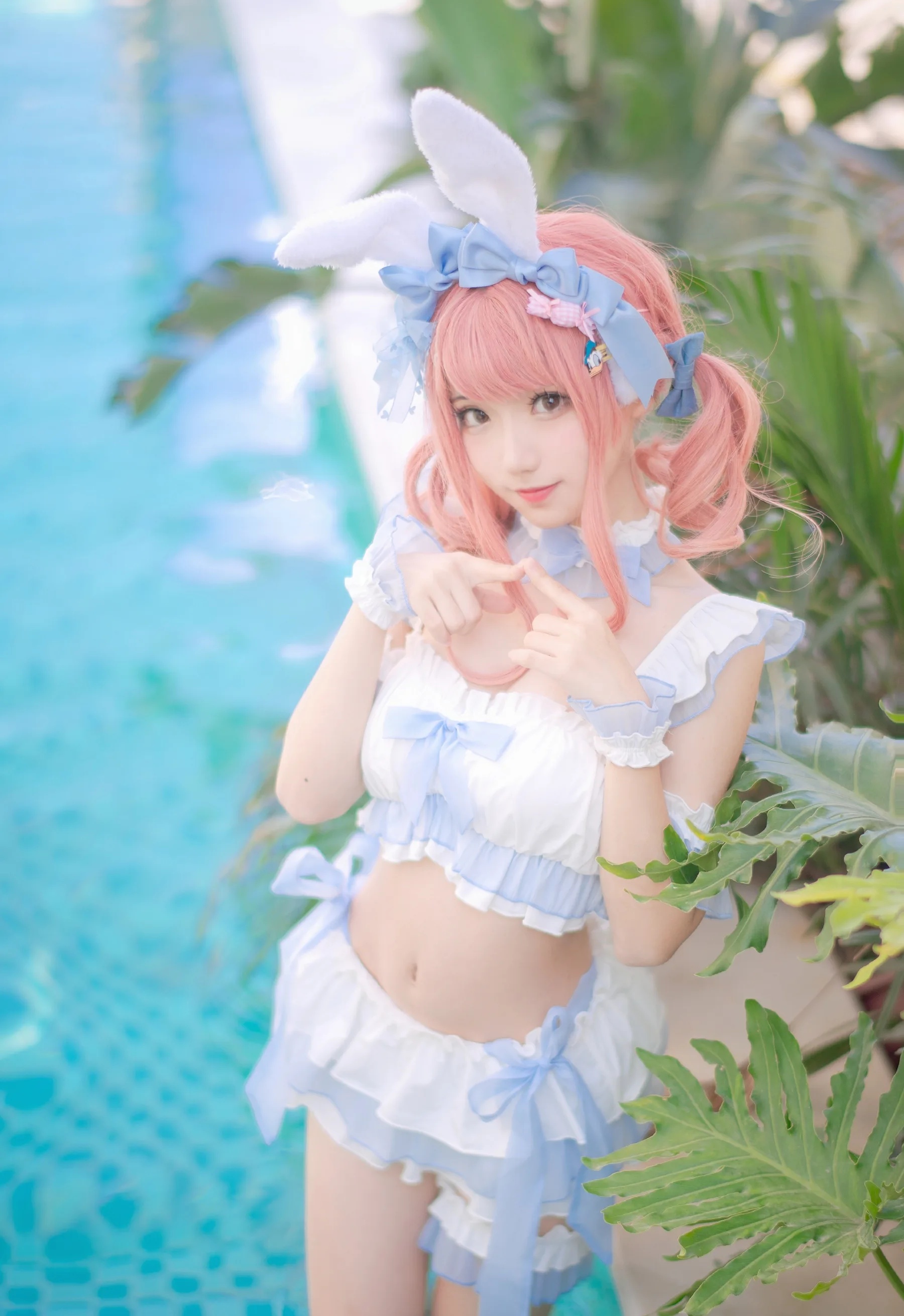 动漫博主_花柒hana_No.004 &ndash; 夏日甜芯泳装 主题写真 [37P]Xiuren秀人写真高清美女套图写真下载-看套图看套图