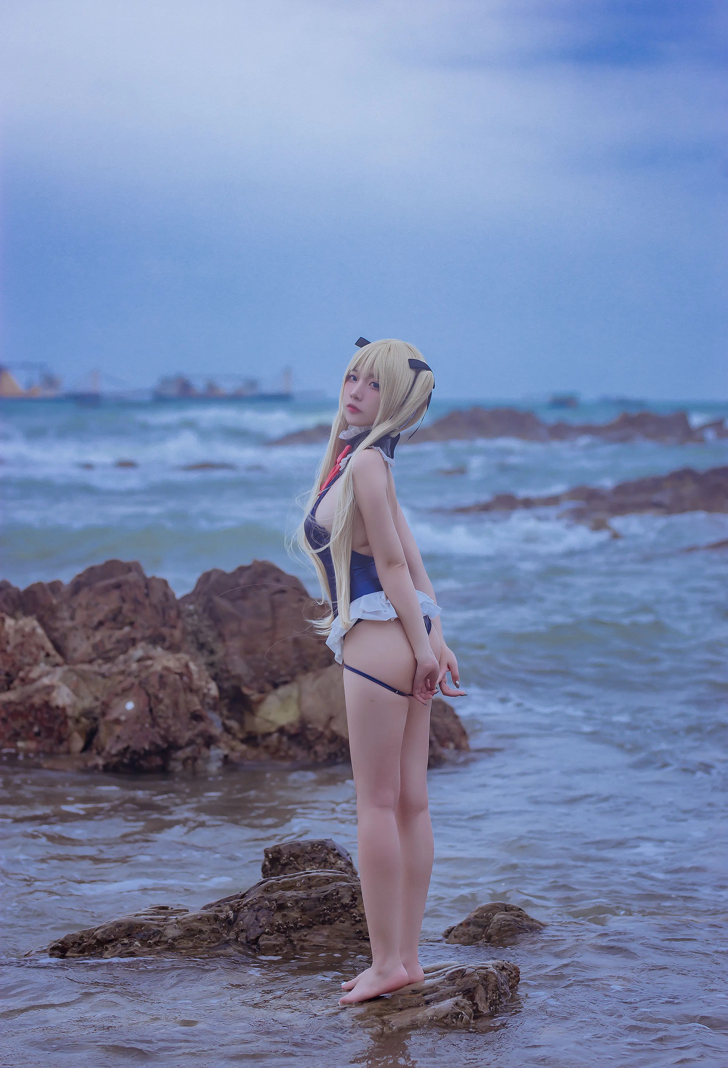 Coser美女_二佐nisa_No.118 &ndash; 碧蓝航线 玛丽罗斯泳装 主题写真 [13P]Xiuren秀人写真高清美女套图写真下载-看套图看套图