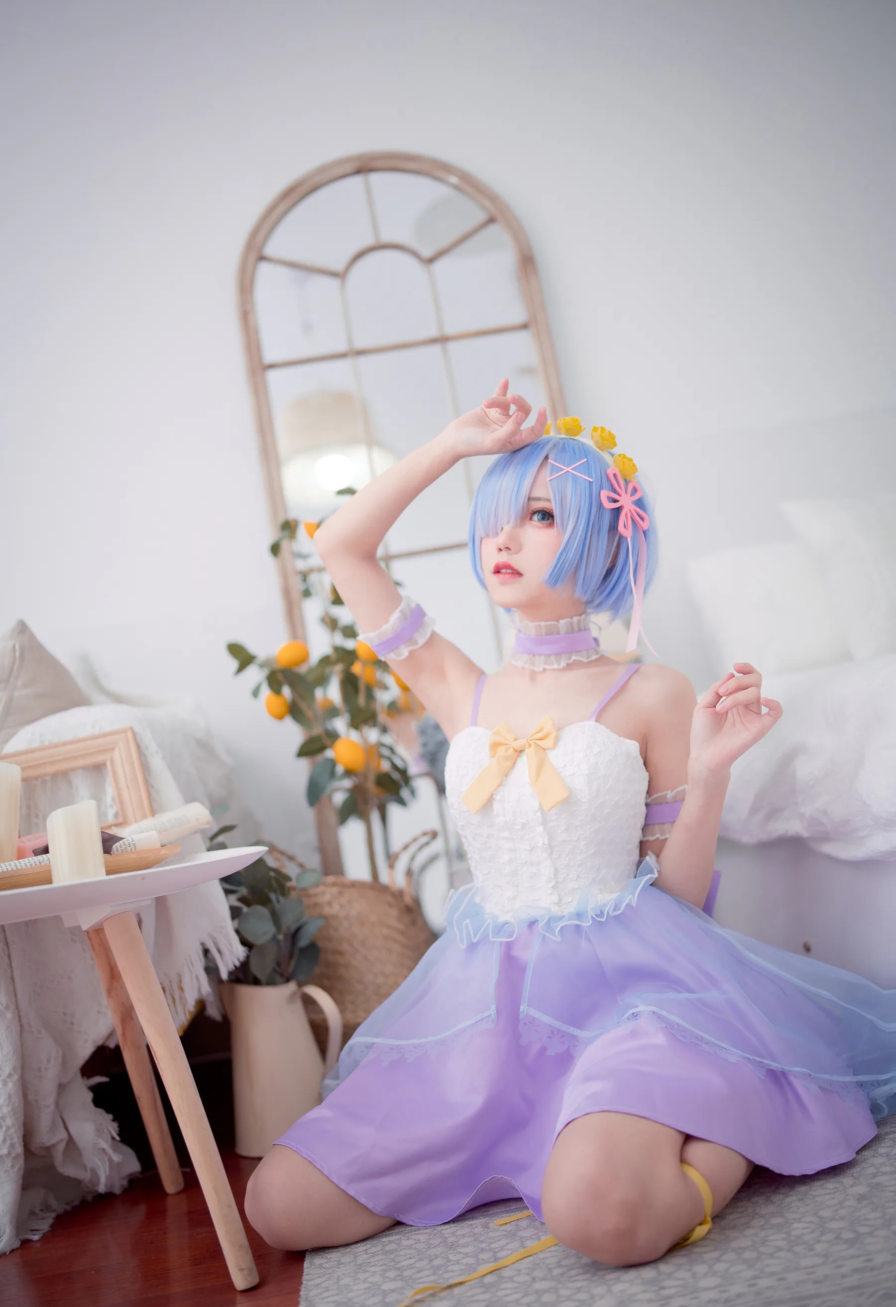 动漫博主_花柒hana_No.002 &ndash; 蕾姆CLEAR DRESS 主题写真 [15P]Xiuren秀人写真高清美女套图写真下载-看套图看套图
