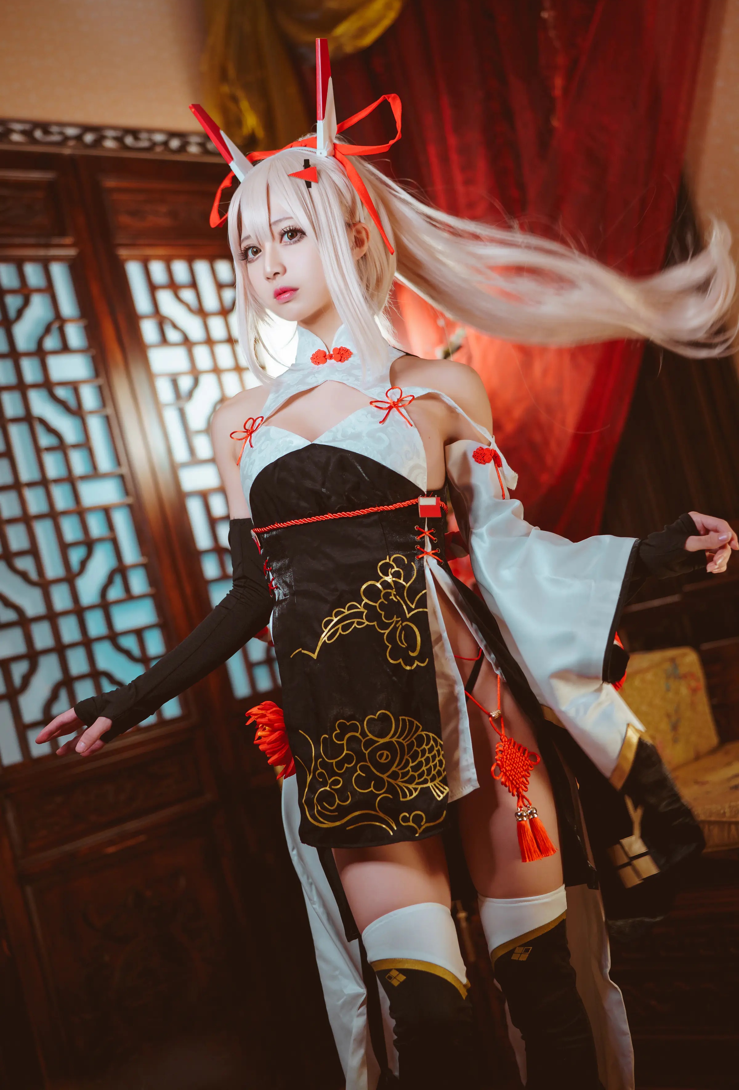 台湾Coser美女_沖田凜花Rinka_No.042 &ndash; Ayanami Cheongasm [13P]Xiuren秀人写真高清美女套图写真下载-看套图看套图