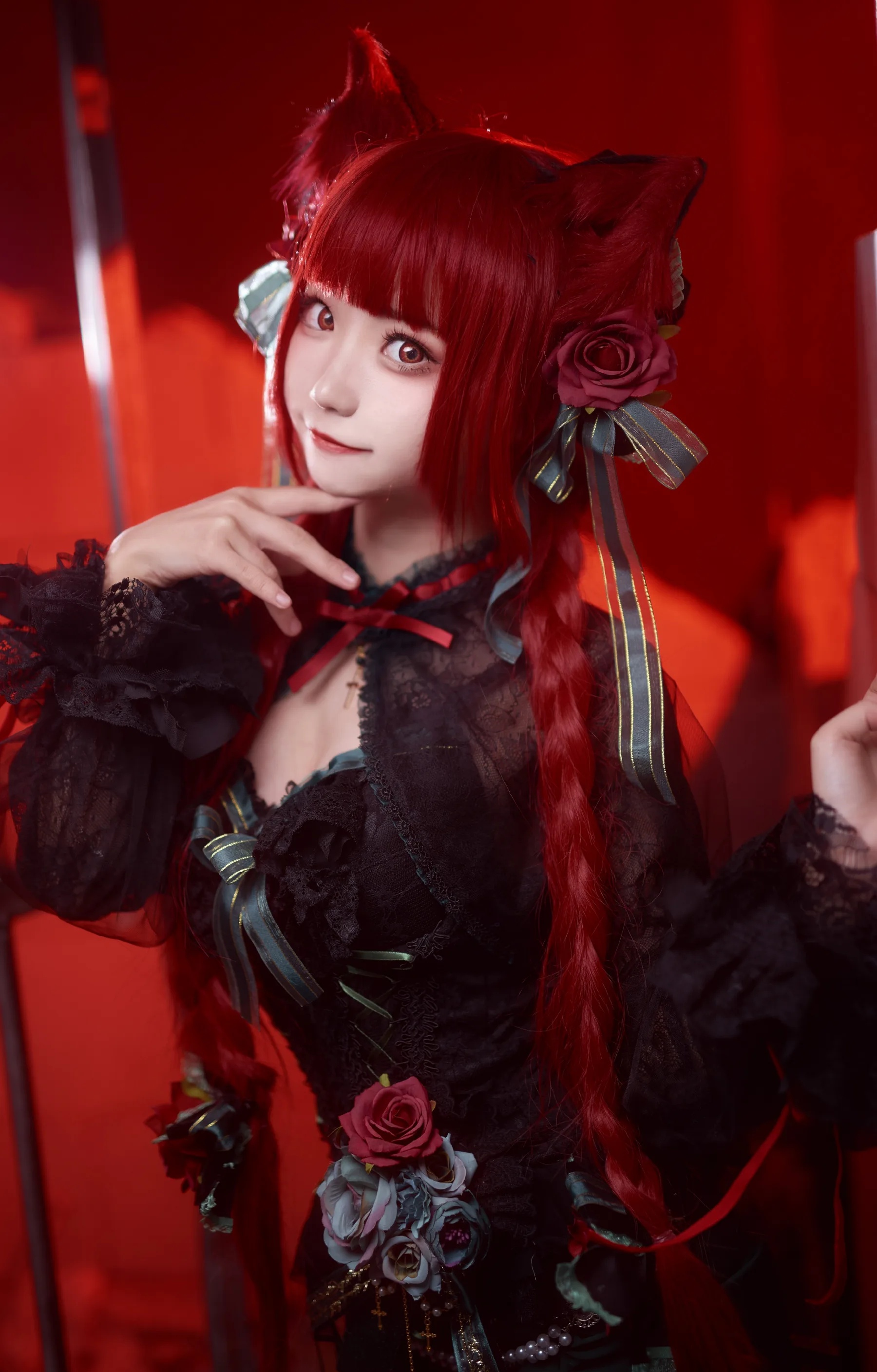 动漫博主_花柒hana_No.005 &ndash; 火焰猫燐 主题写真 [10P]Xiuren秀人写真高清美女套图写真下载-看套图看套图