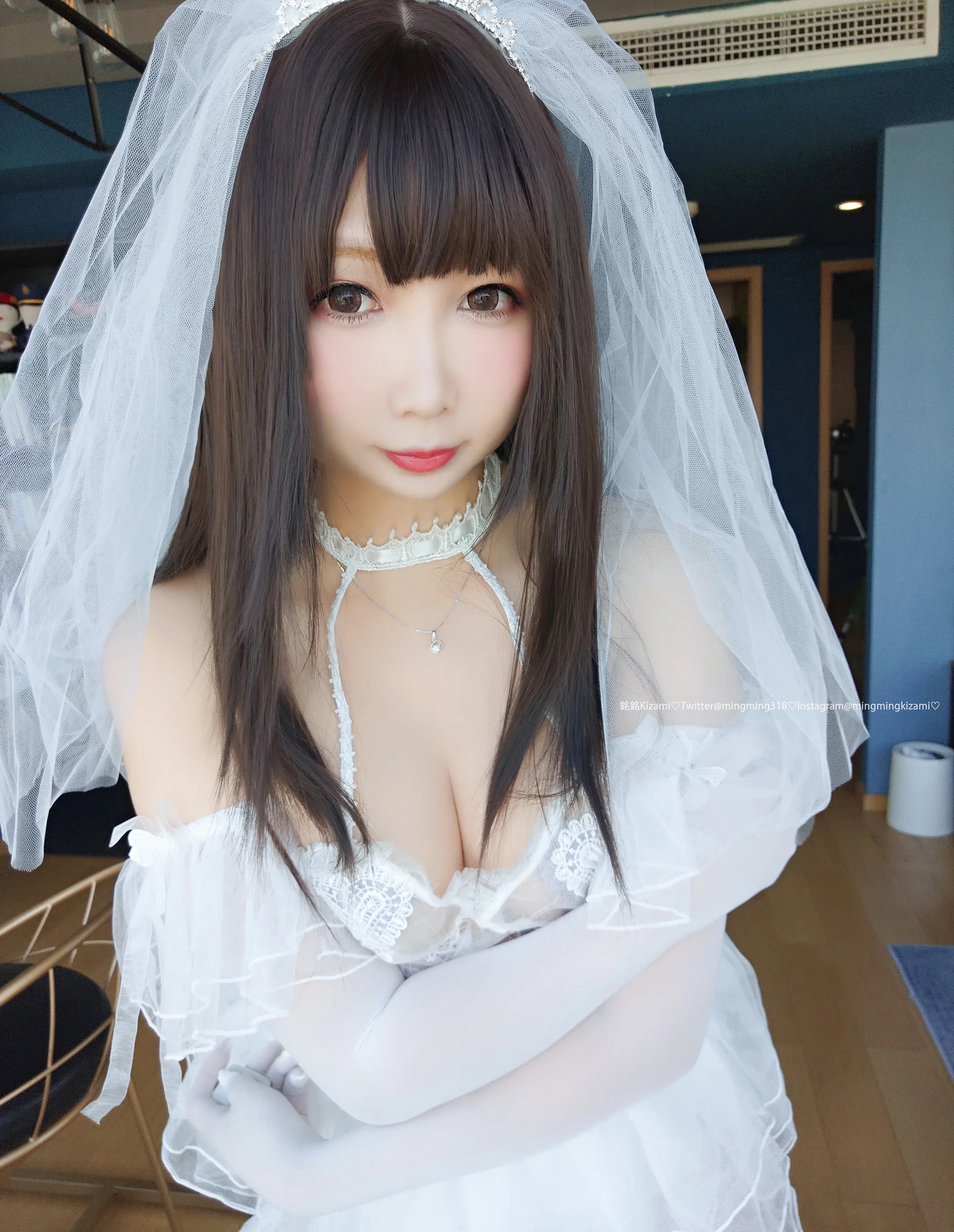 动漫博主_铭铭Kizami_No.047 &ndash; 色情新娘&中国风服饰 写真+自拍 [107P]Xiuren秀人写真高清美女套图写真下载-看套图看套图