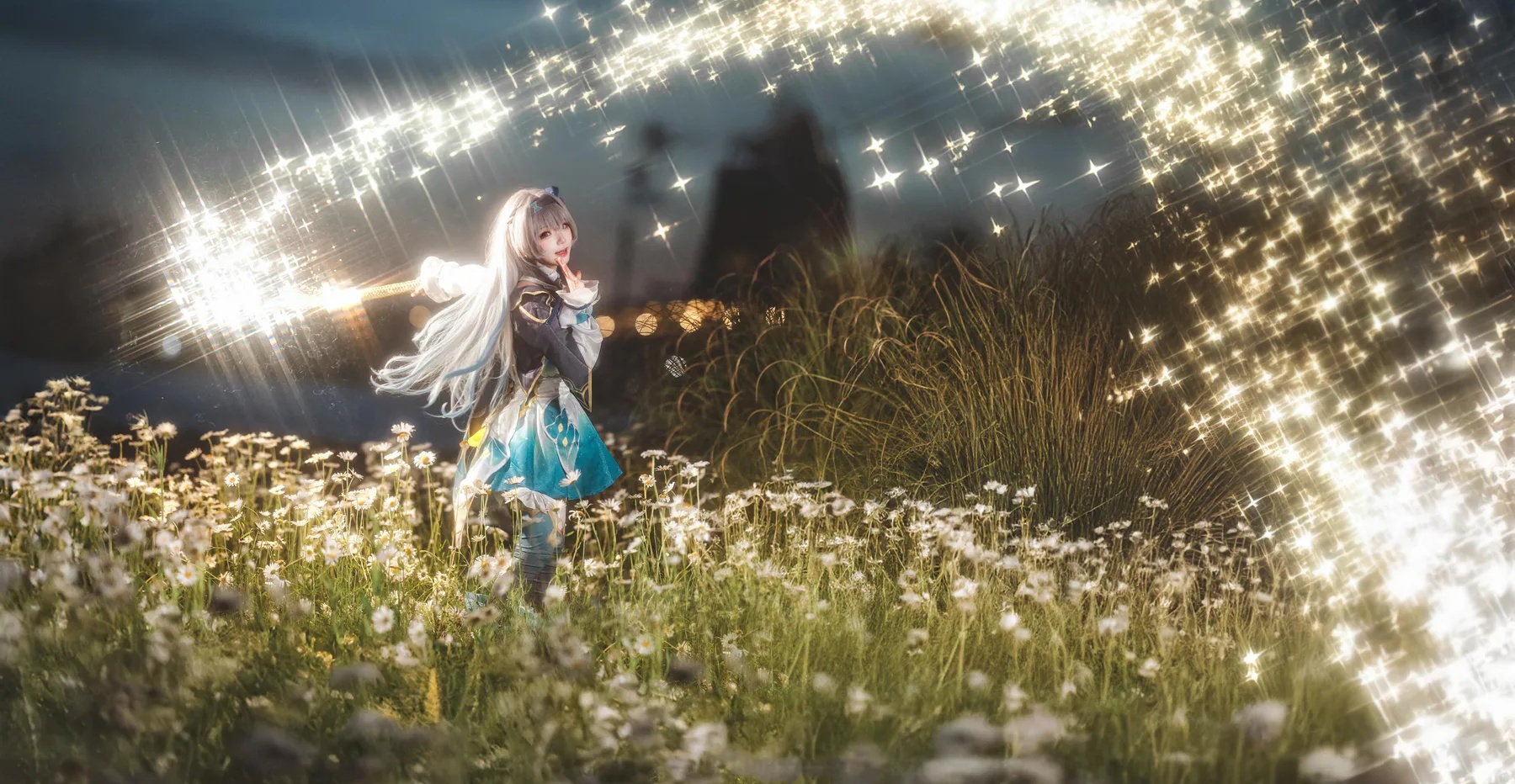 动漫博主_花柒hana_No.037 &ndash; 崩坏&middot;星穹铁道 流萤 [18P]Xiuren秀人写真高清美女套图写真下载-看套图看套图