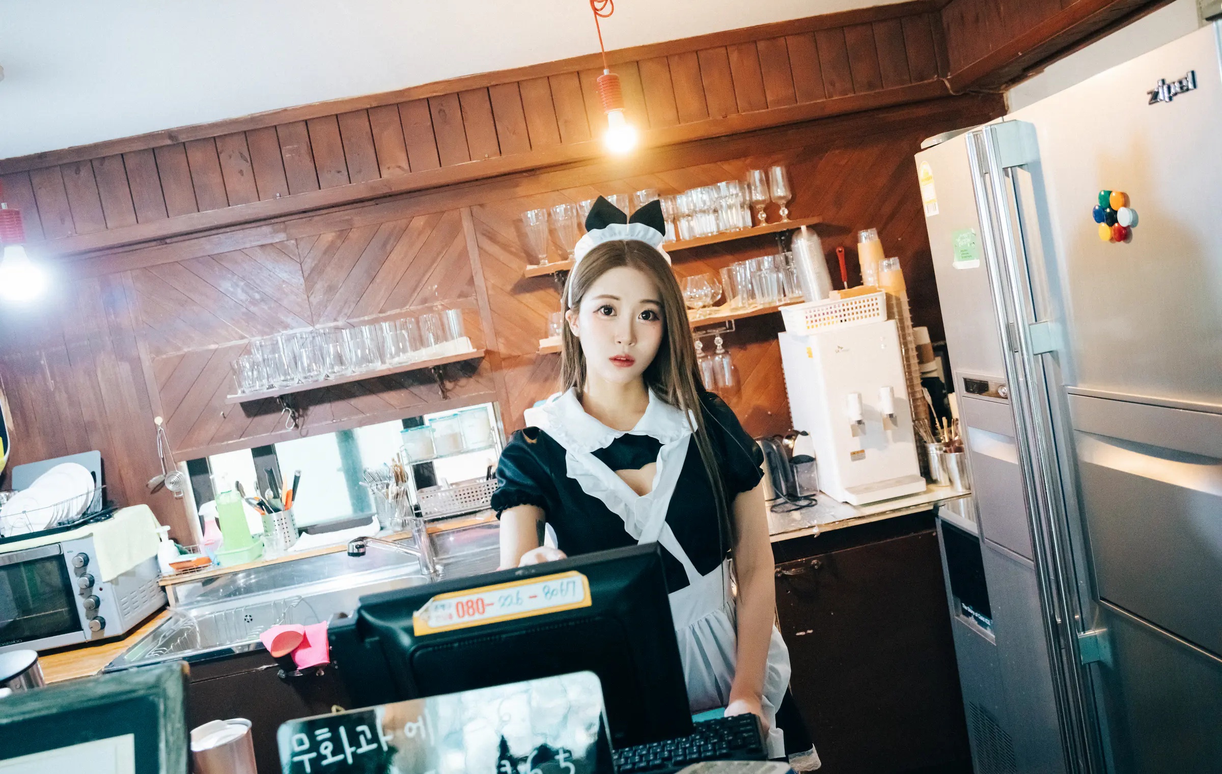 韩国写真机构_Loozy_No.088 &ndash; Bomi (보미) Maid Cafe [174P]-看套图