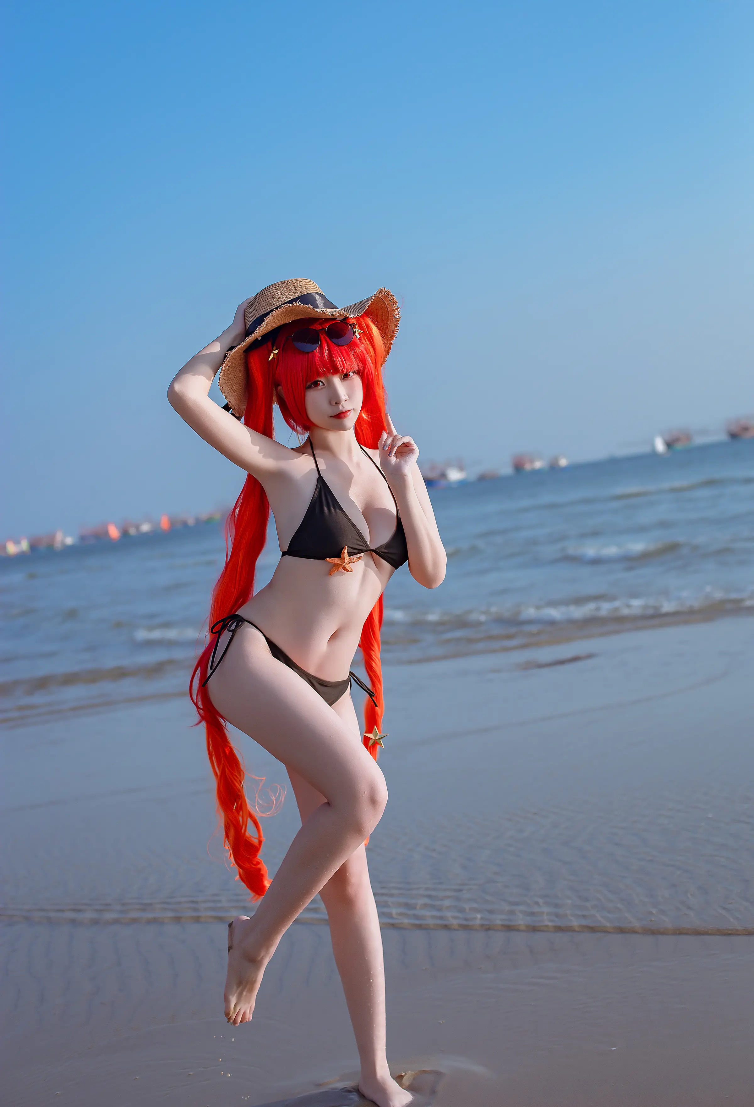 Coser美女_二佐nisa_No.114 &ndash; 碧蓝航线 火奴鲁鲁泳装 主题写真 [20P]Xiuren秀人写真高清美女套图写真下载-看套图看套图