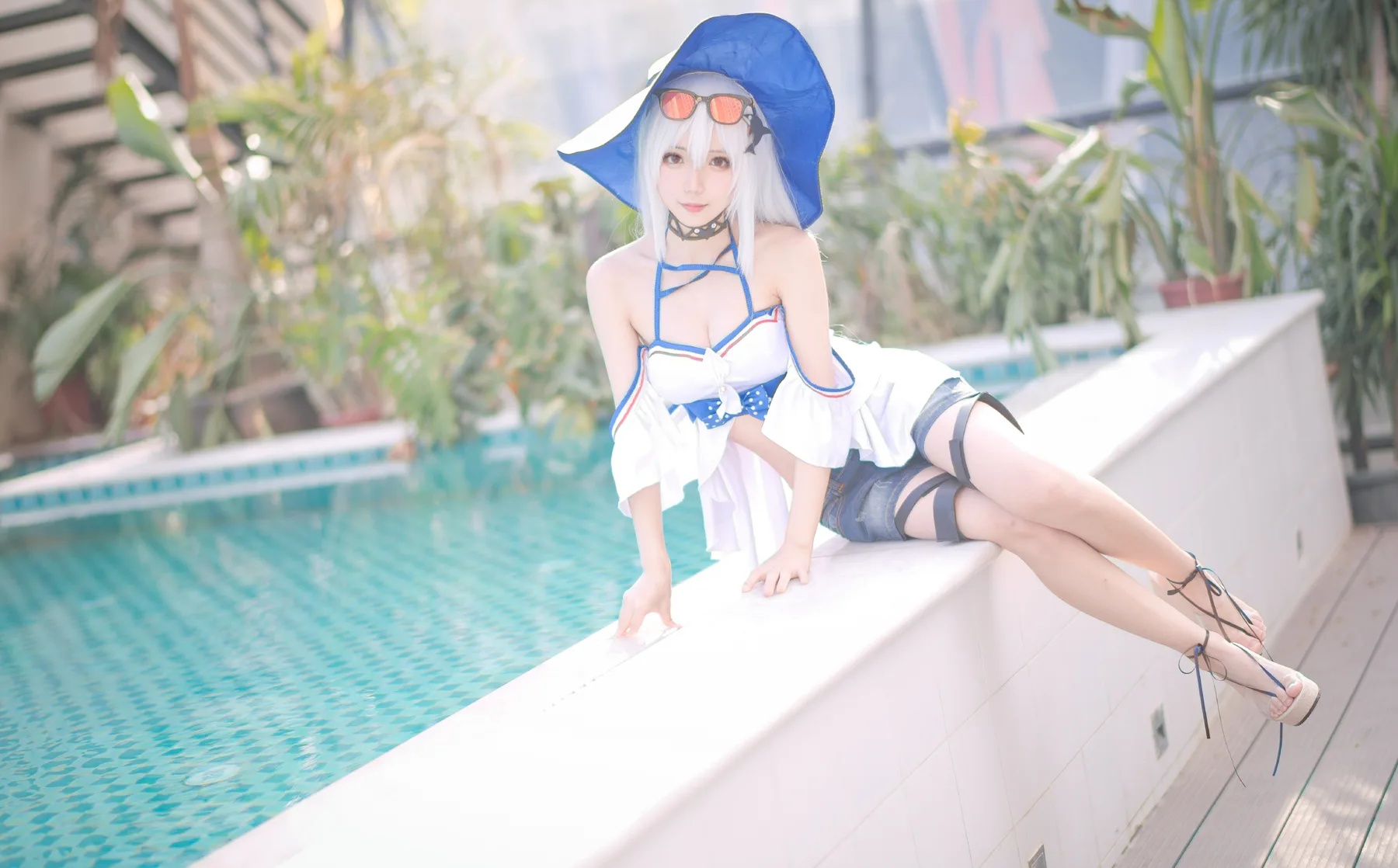 动漫博主_花柒hana_No.023 &ndash; 斯卡蒂泳装 主题写真 [17P]Xiuren秀人写真高清美女套图写真下载-看套图看套图