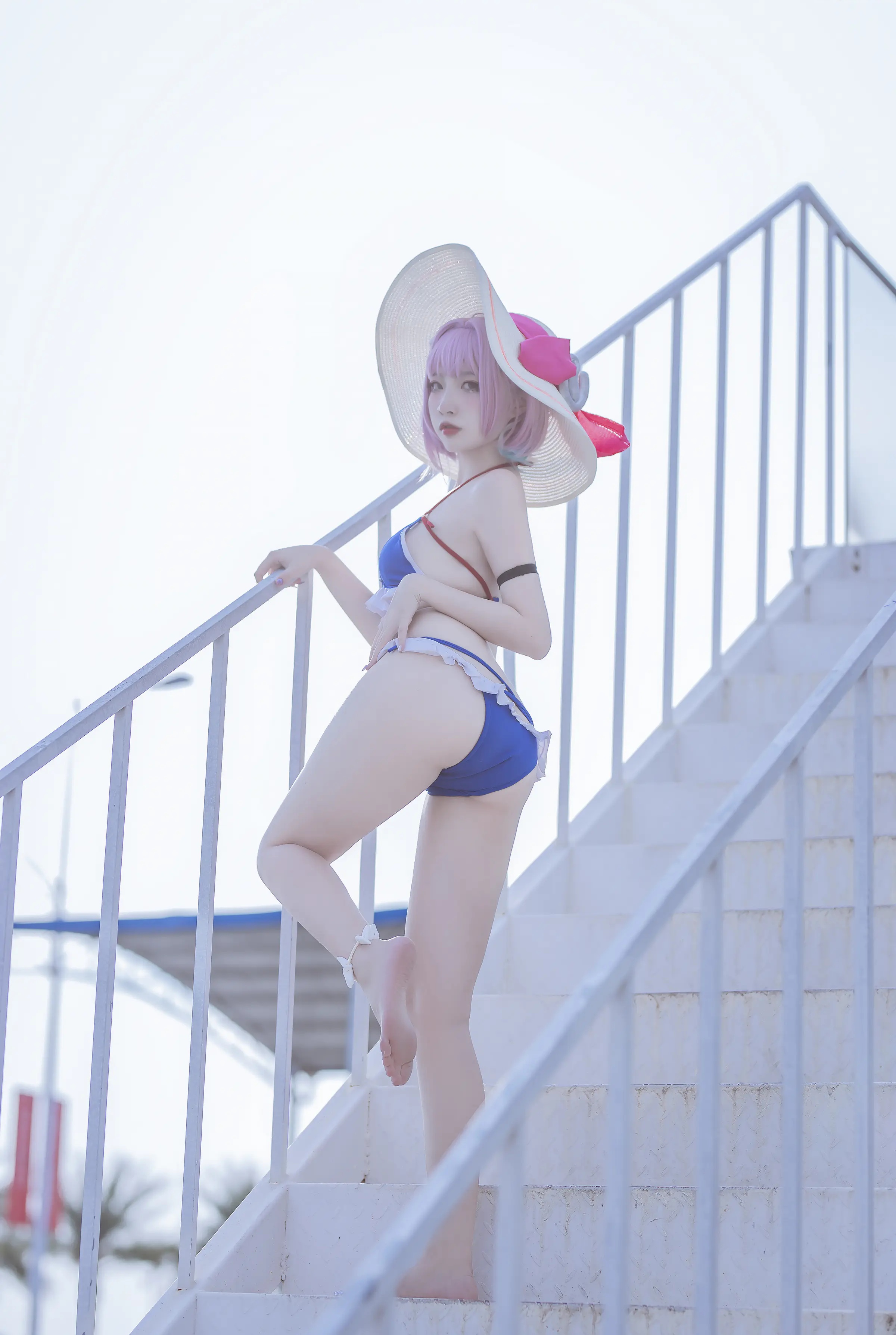 Coser美女_二佐nisa_No.135 &ndash; 碧蓝塔尔图泳装 主题写真 [23P]Xiuren秀人写真高清美女套图写真下载-看套图看套图
