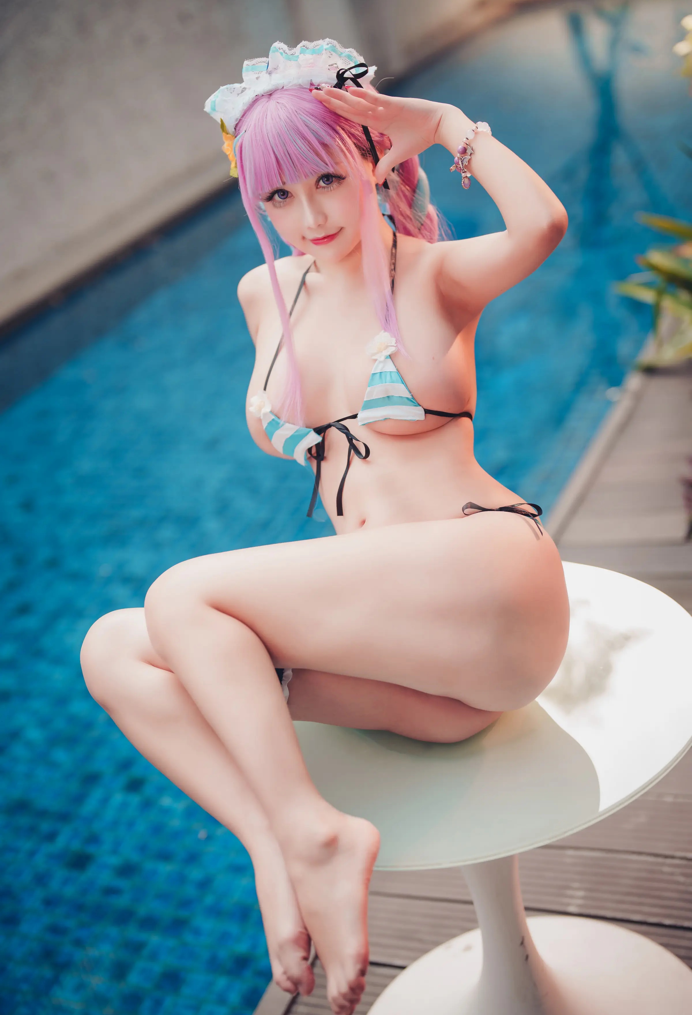 台湾Coser美女_沖田凜花Rinka_No.073 &ndash; Minato Aqua [31P]Xiuren秀人写真高清美女套图写真下载-看套图看套图