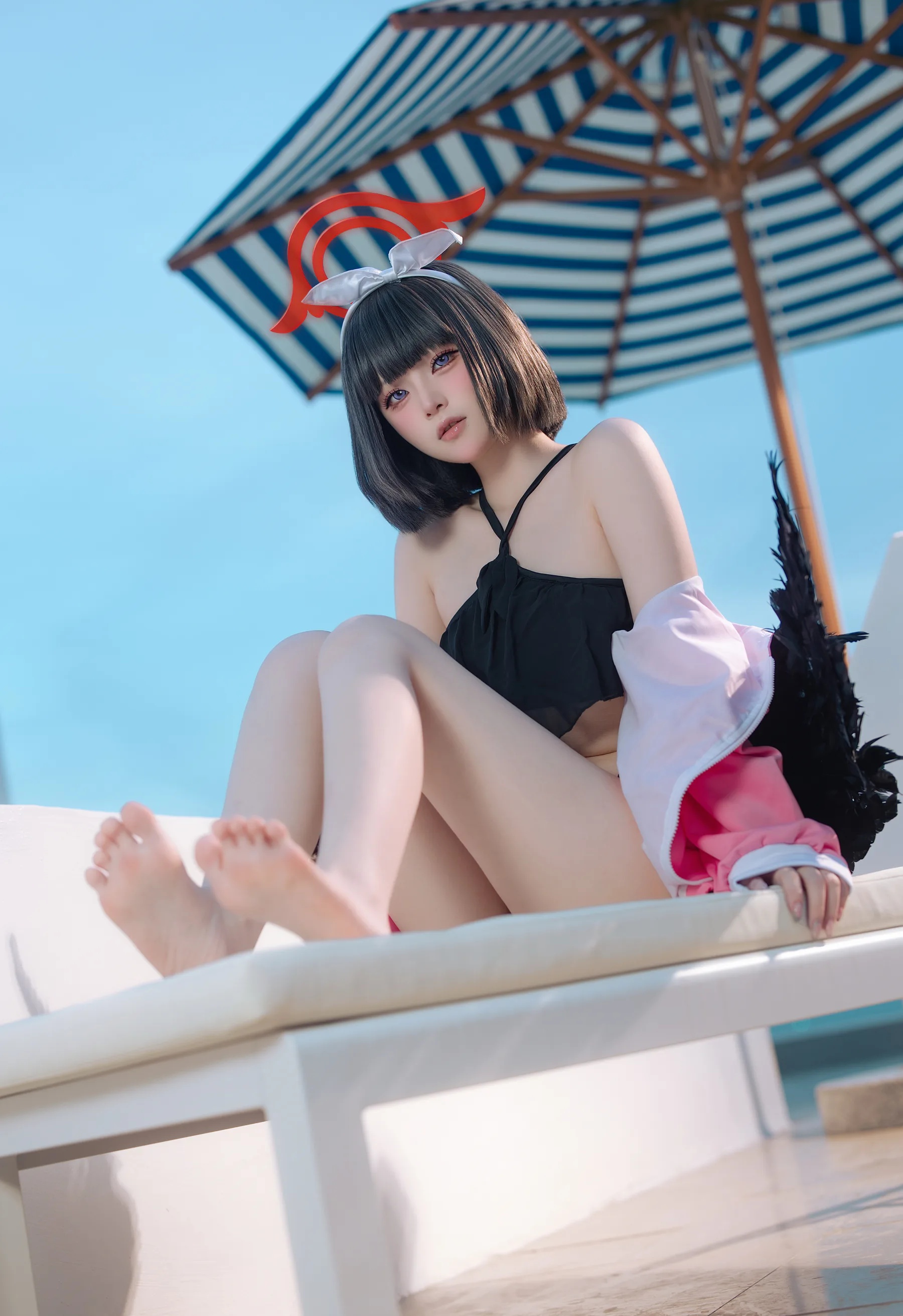动漫博主_屿鱼Yukako_No.081 &ndash; 蔚蓝档案 静山真白泳装 [30P]-看套图