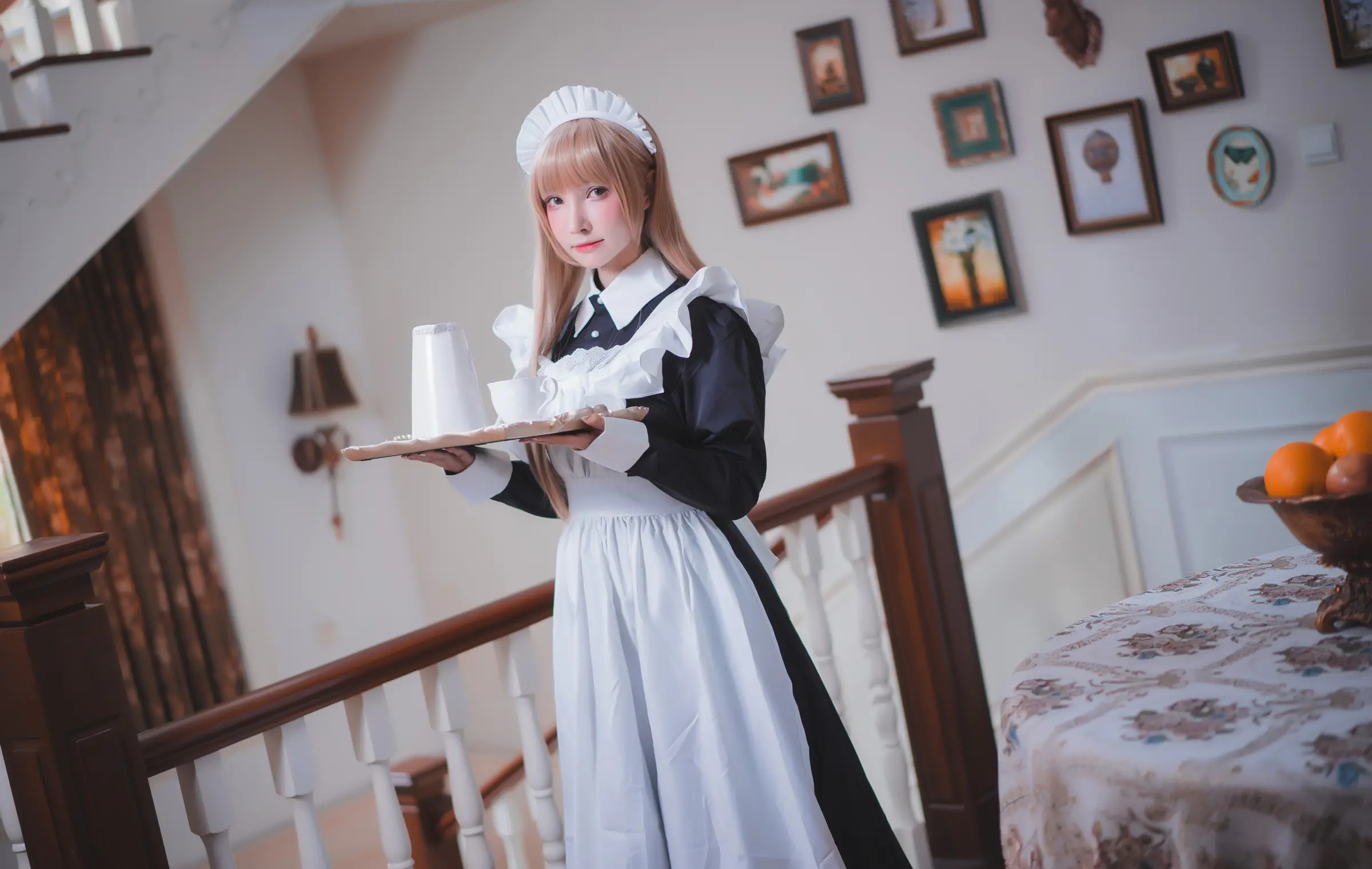 Coser美女_一千只猫薄禾_No.002 &ndash; 女仆 主题写真 [40P]Xiuren秀人写真高清美女套图写真下载-看套图看套图