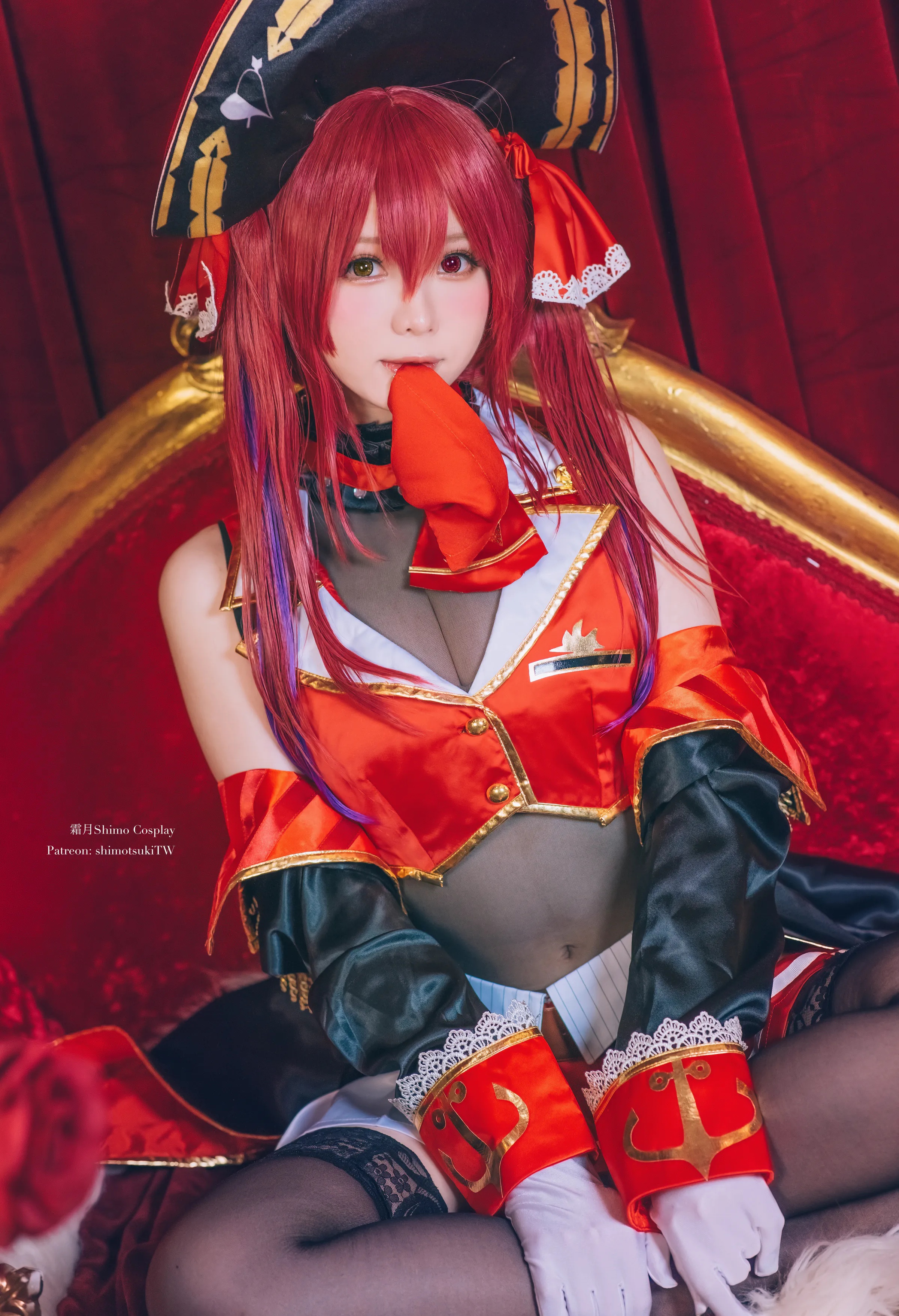Coser美女_霜月shimo_No.086 &ndash; Houshou Marine [18P]Xiuren秀人写真高清美女套图写真下载-看套图看套图