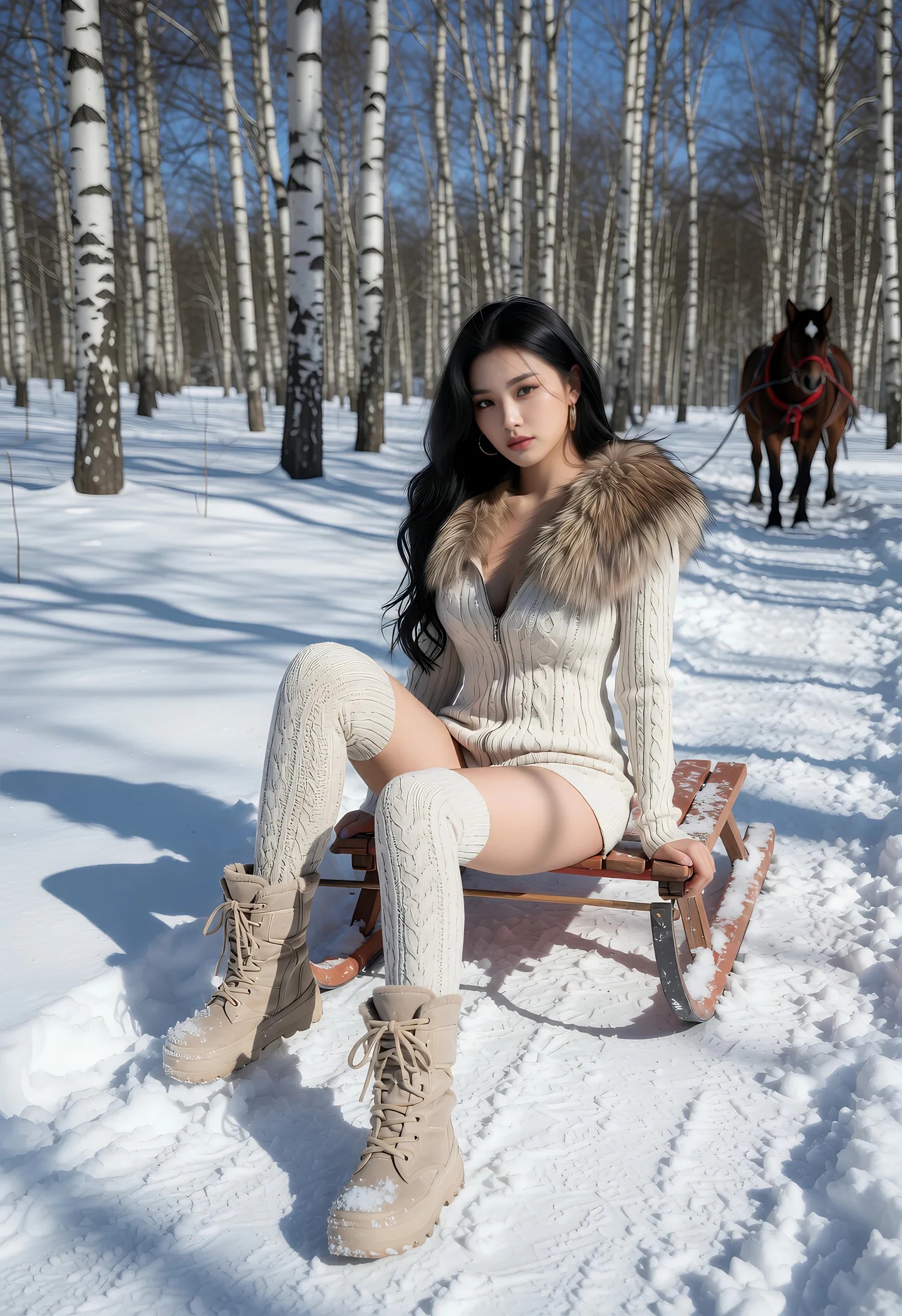 AIG美女_No.449_乐瑶_性感白色腿袜 主题写真 [68+1P]Xiuren秀人写真高清美女套图写真下载-看套图看套图