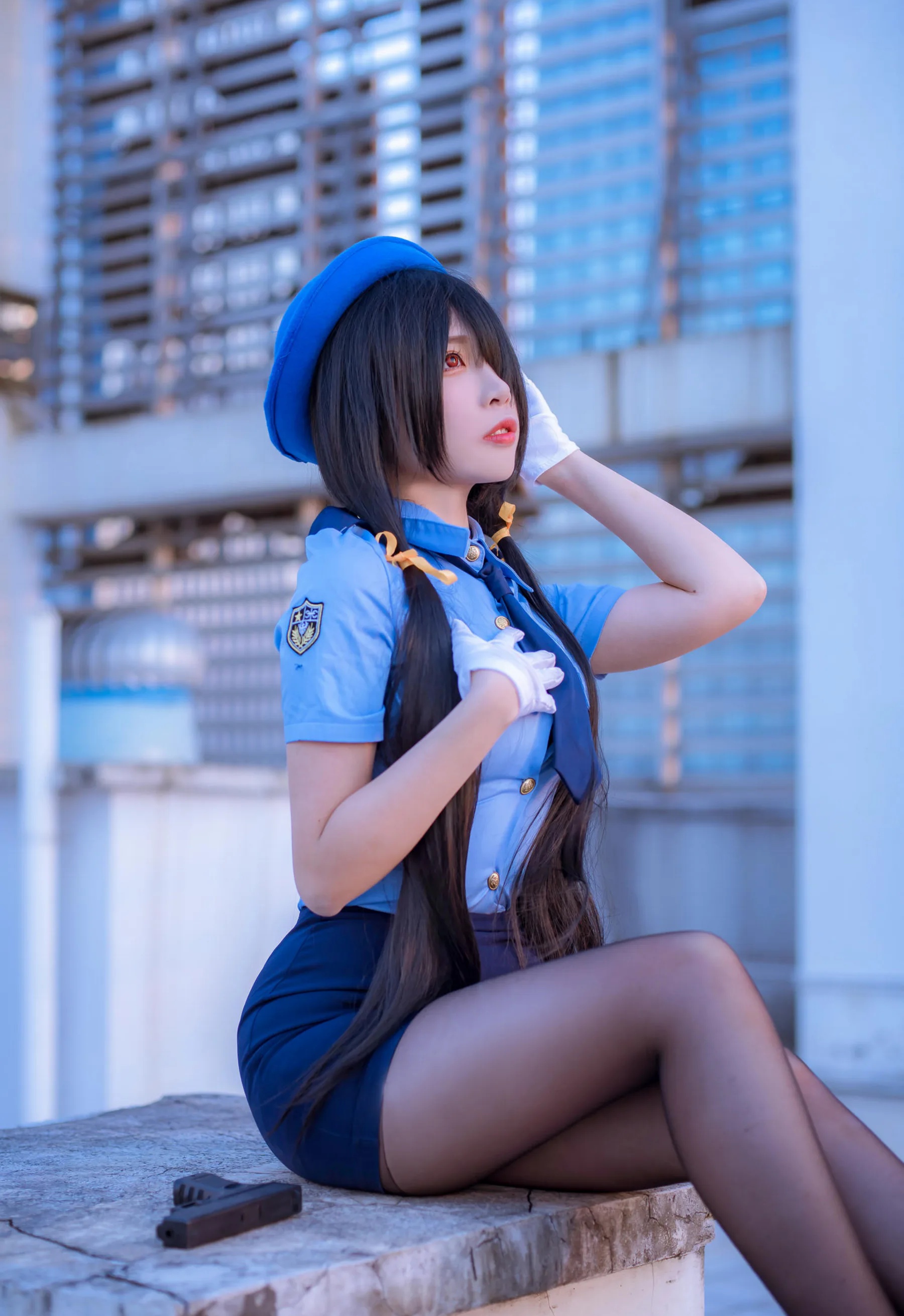 Coser美女_二佐nisa_No.212 &ndash; 约会大作战 狂三 女警 [28P]-看套图