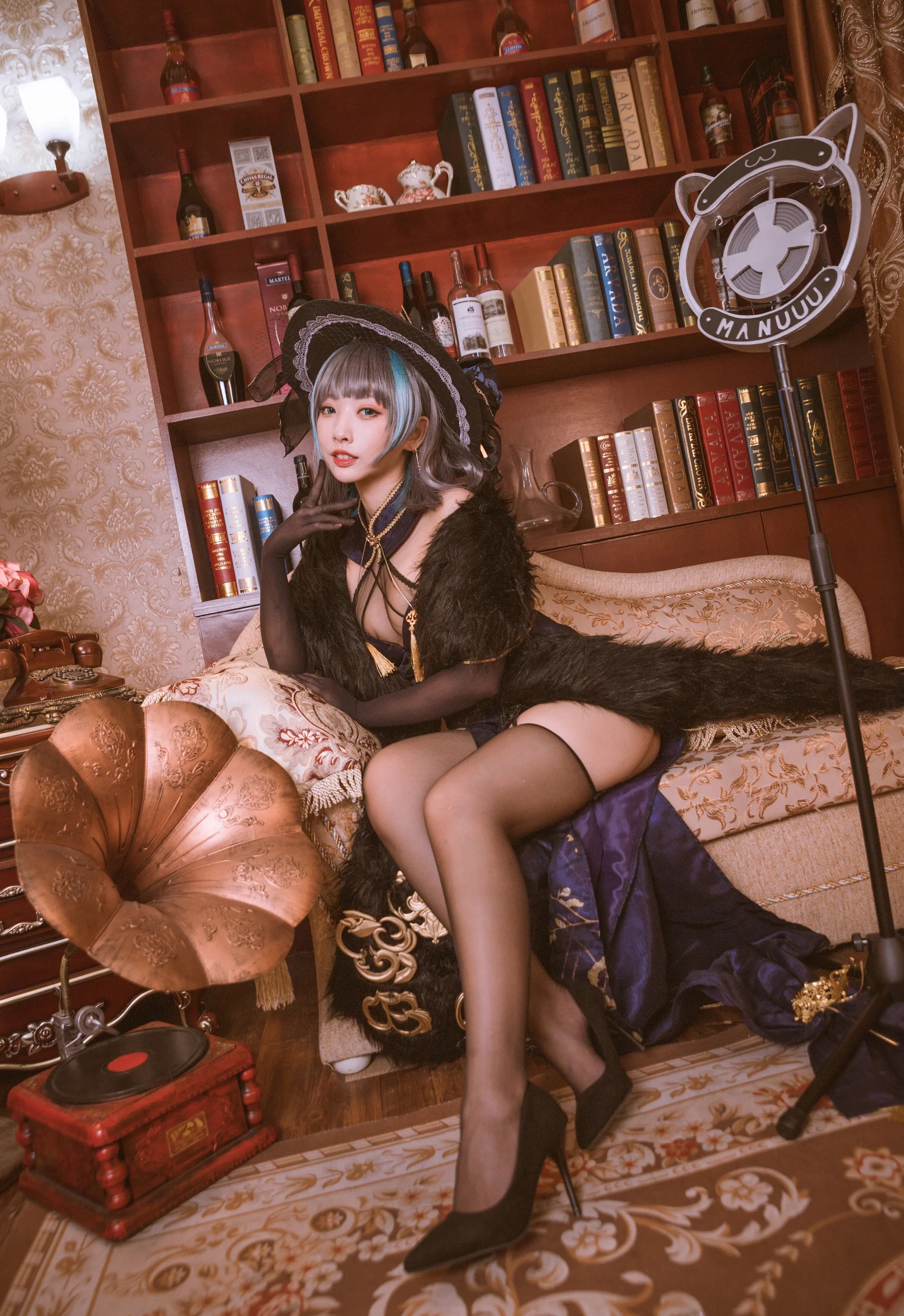 Coser美女_宮本樱_No.001 &ndash; 柴郡旗袍 音乐绚烂CaitSith [20P]-看套图