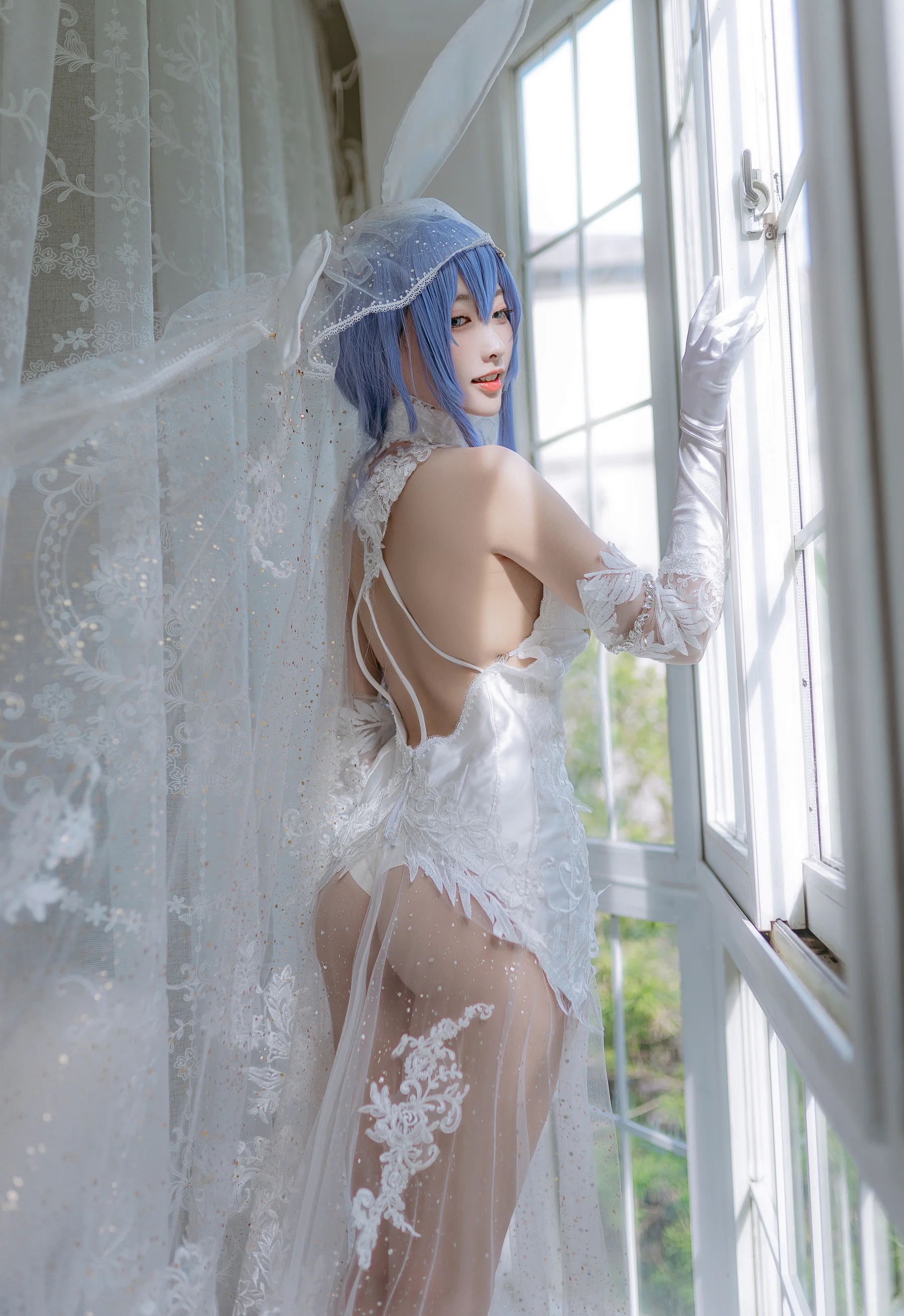 Coser美女_宮本樱_No.004 &ndash; 花园花嫁 主题写真 [27P]-看套图