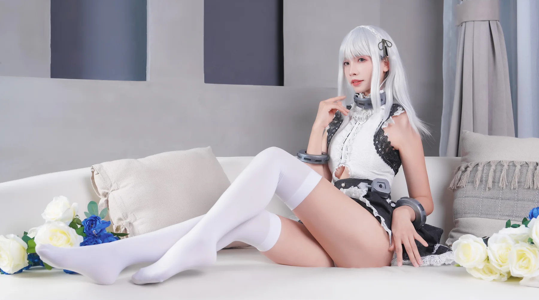 二次元美女_Neko-薇薇_No.004 &ndash; 碧蓝航线 黛朵 主题写真 [14P]-看套图