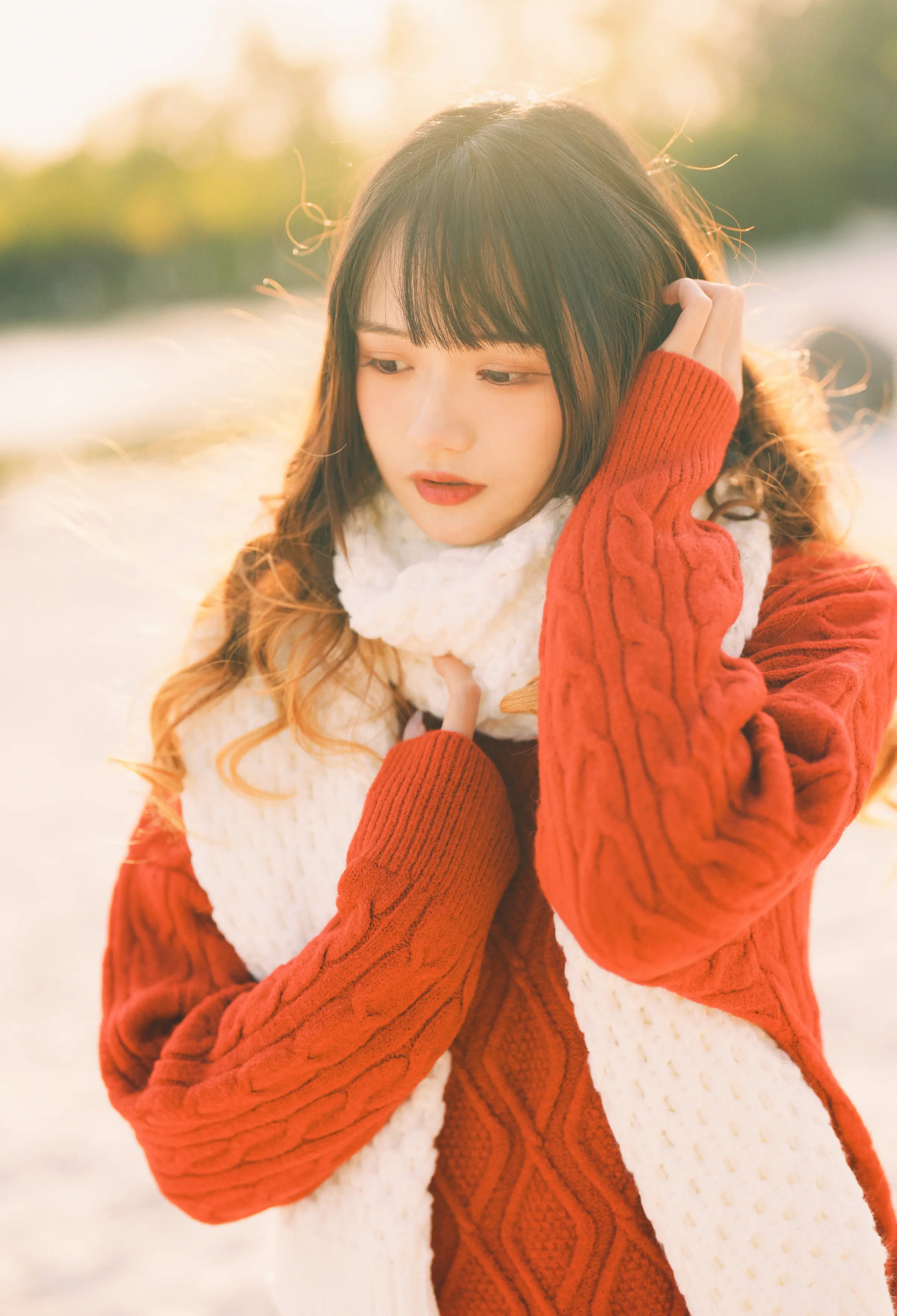 颜值博主_兔子Zzz不吃胡萝卜_No.155 &ndash; 认真的雪 主题写真 [21P]Xiuren秀人写真高清美女套图写真下载-看套图看套图