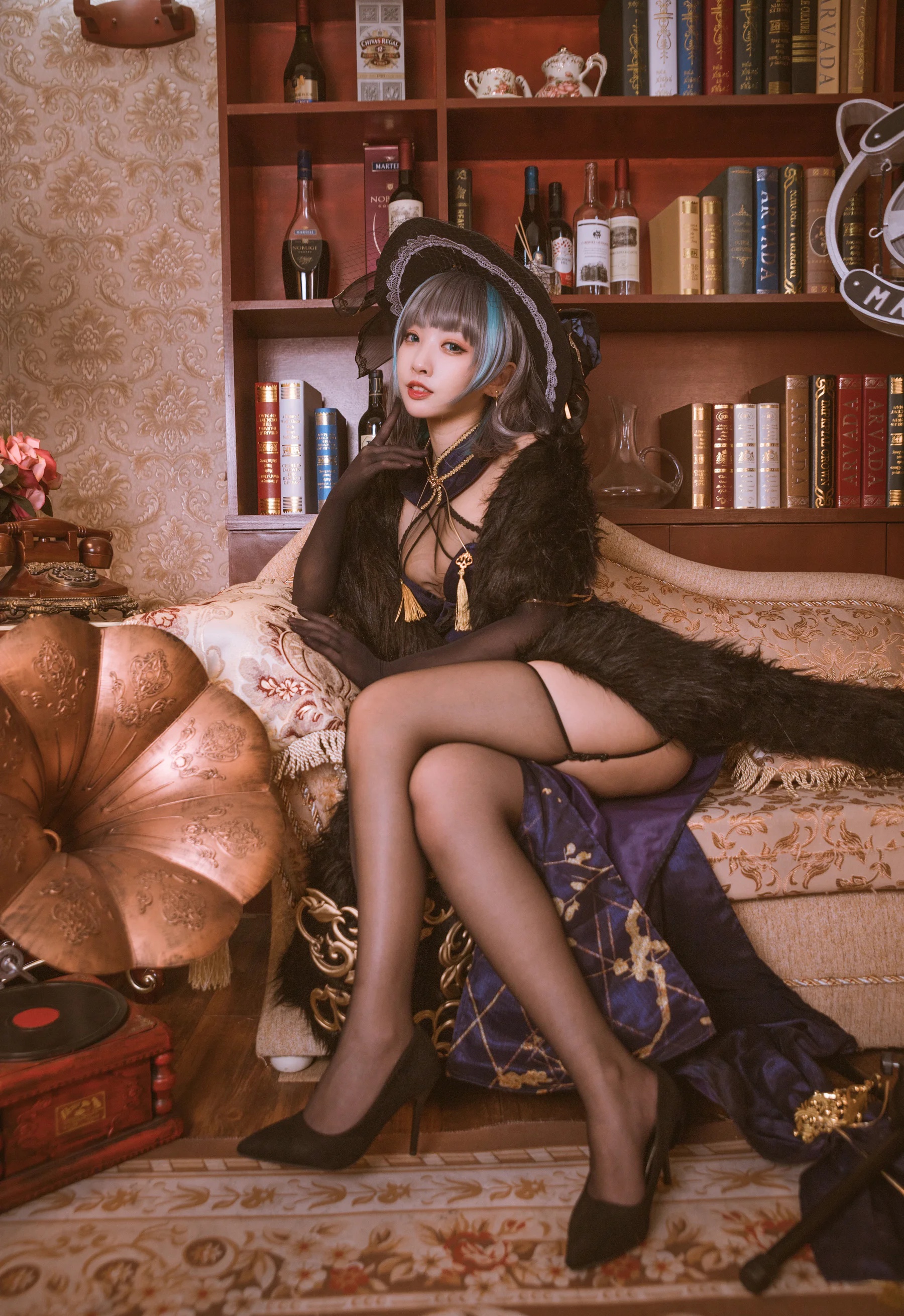Coser美女_宮本樱_No.001 &ndash; 柴郡旗袍 音乐绚烂CaitSith [20P]-看套图