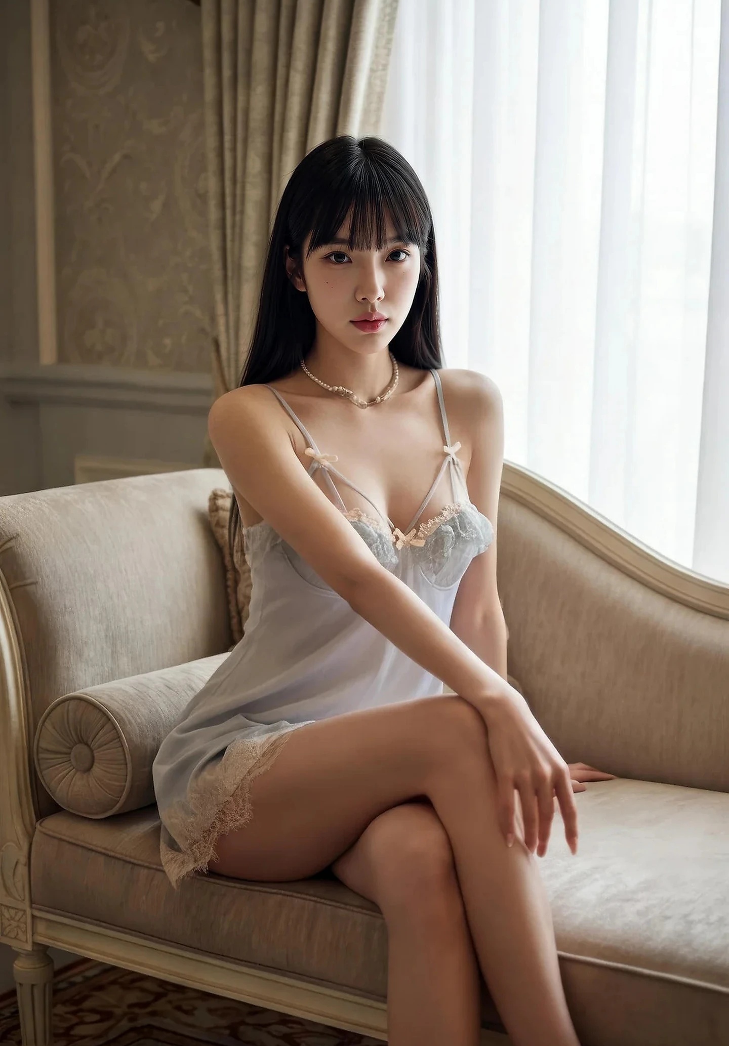 AIG美女_No.651_婉婉_性感吊带睡裙 主题写真 [74+1P]-看套图