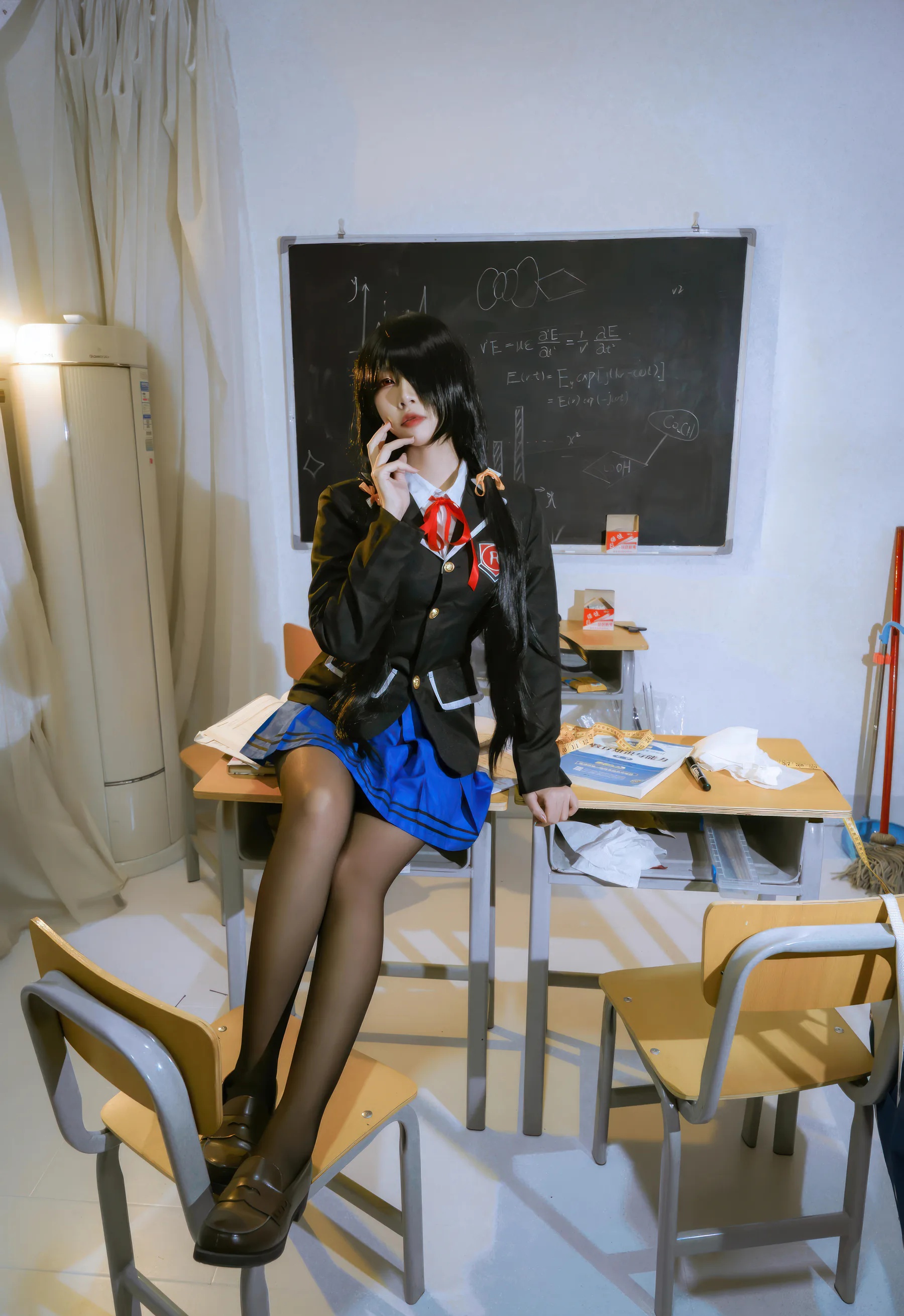 Coser美女_二佐nisa_No.217 &ndash; 时崎狂三 制服 [20P]-看套图