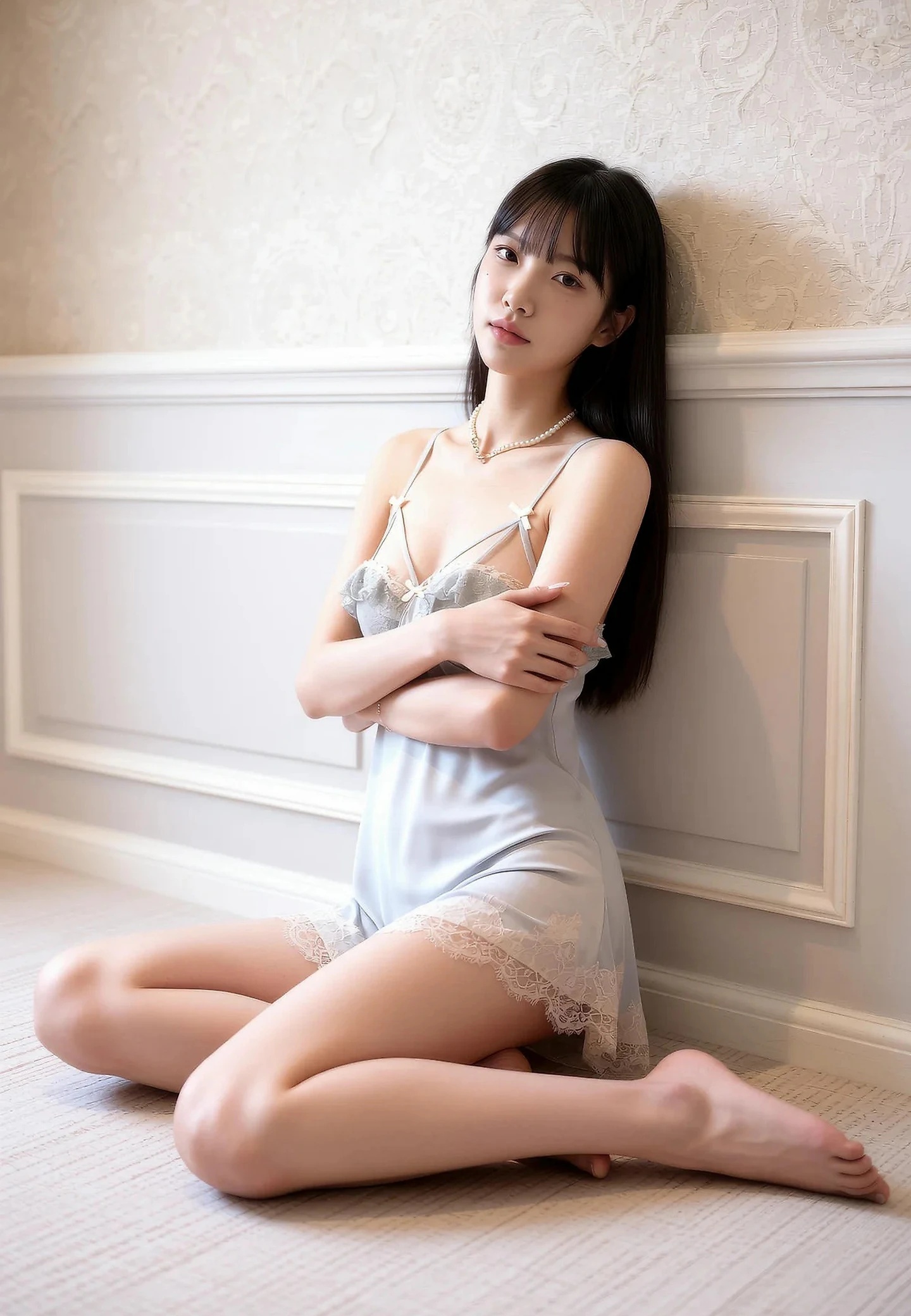 AIG美女_No.651_婉婉_性感吊带睡裙 主题写真 [74+1P]-看套图