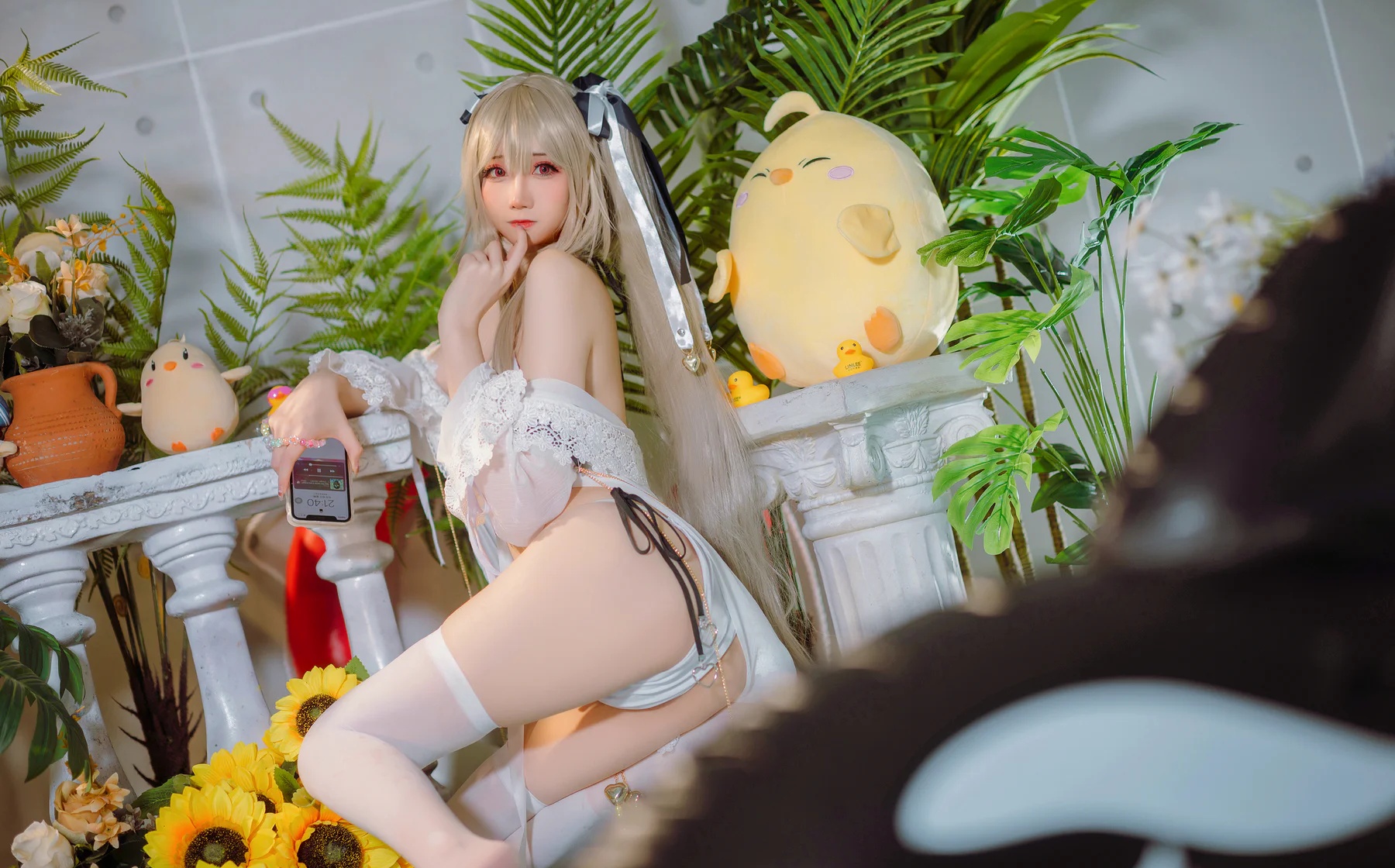 Coser美女_焖焖碳_No.054 &ndash; 碧蓝航线 安克雷奇泳装 主题写真 [20P]-看套图