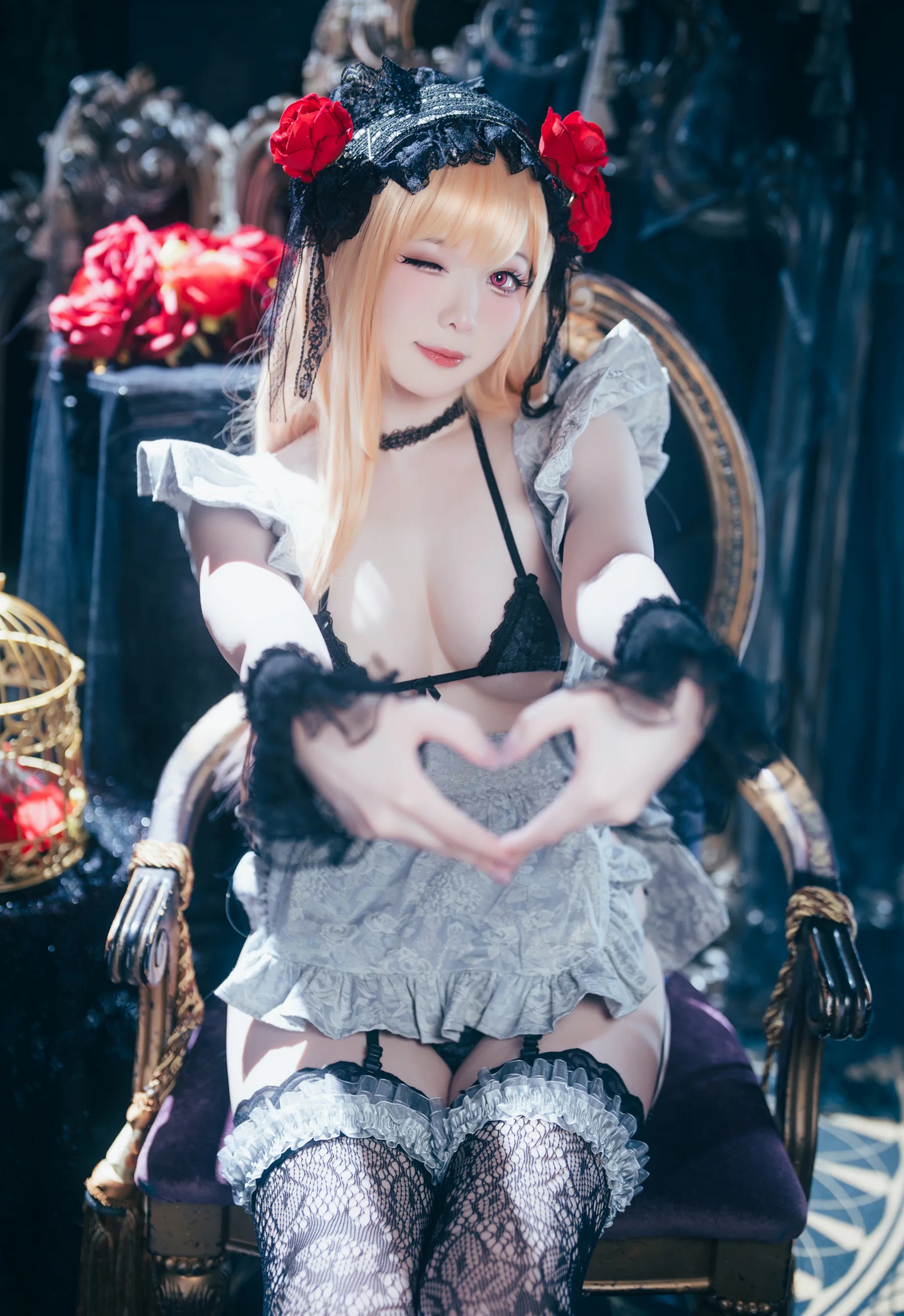Coser美女_霜月shimo_No.153 &ndash; 喜多川海梦 My Dress Up [92P]Xiuren秀人写真高清美女套图写真下载-看套图看套图