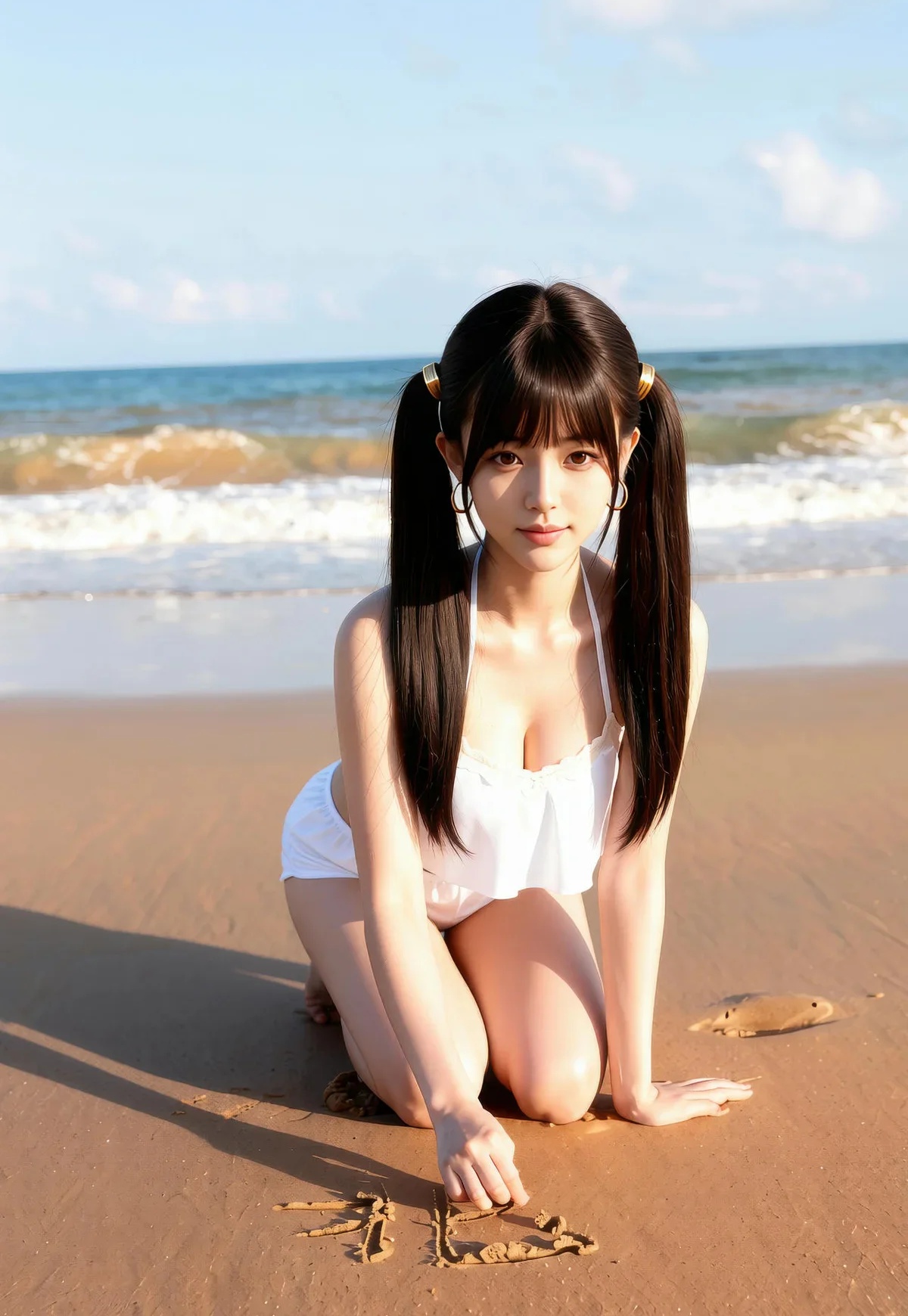 AIG美女_No.235_柚柚sasa_沙滩酥胸爆乳 主题写真 [64P]Xiuren秀人写真高清美女套图写真下载-看套图看套图