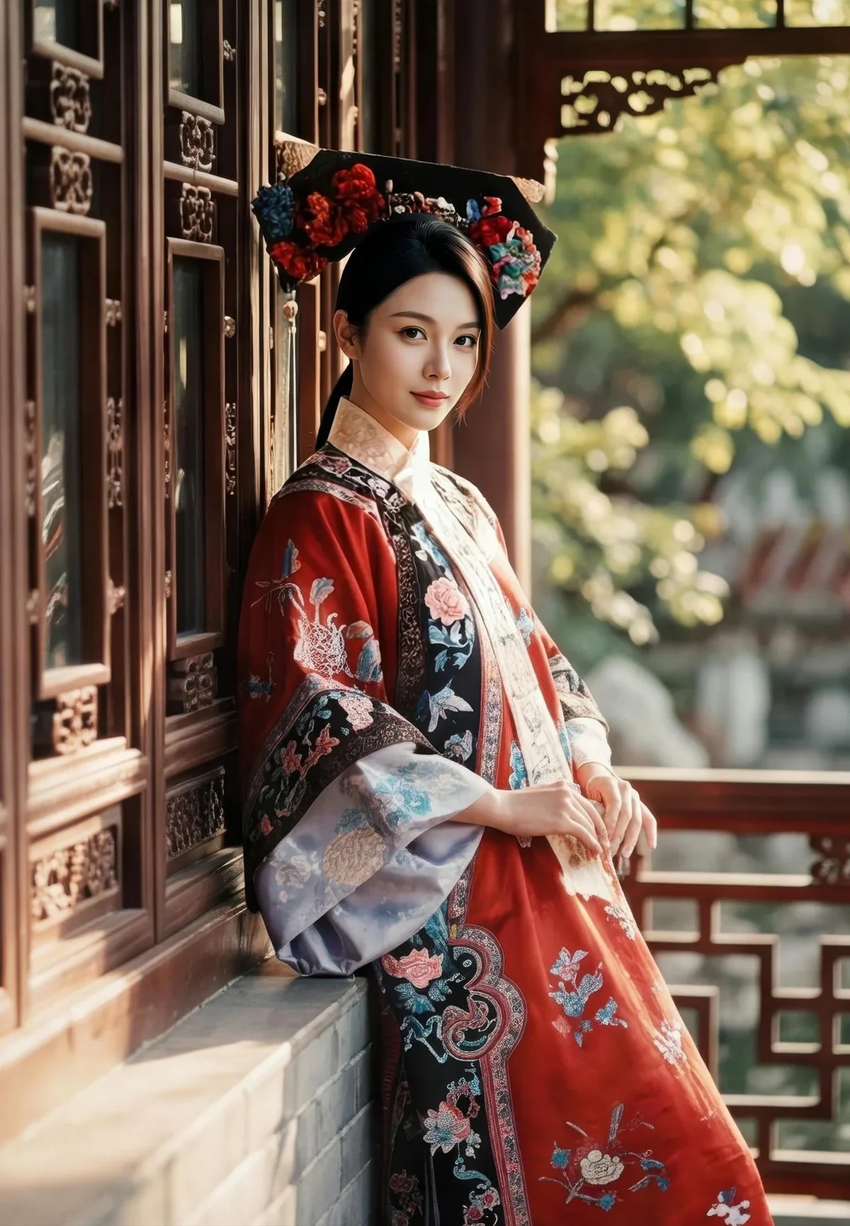 AIG美女_No.322_柒琪喵_格格制服爆乳 主题写真 [72P]Xiuren秀人写真高清美女套图写真下载-看套图看套图