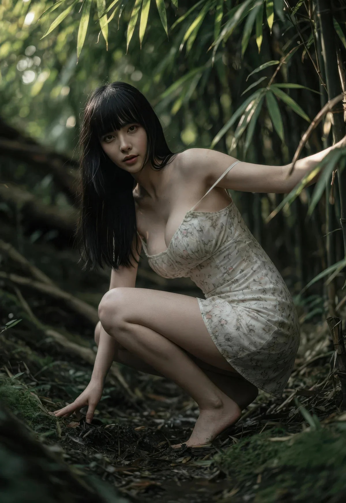 AIG美女_No.319_九歌lina_美腿爆乳森林 主题写真 [69P]Xiuren秀人写真高清美女套图写真下载-看套图看套图