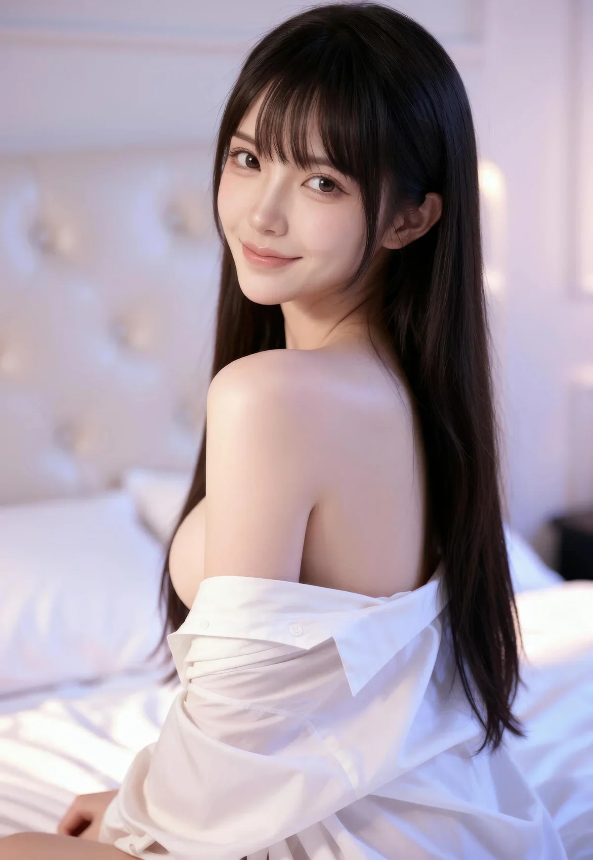 AIG美女_No.198_芭喜mila_爆乳白衬衫玉背 主题写真 [77P]Xiuren秀人写真高清美女套图写真下载-看套图看套图