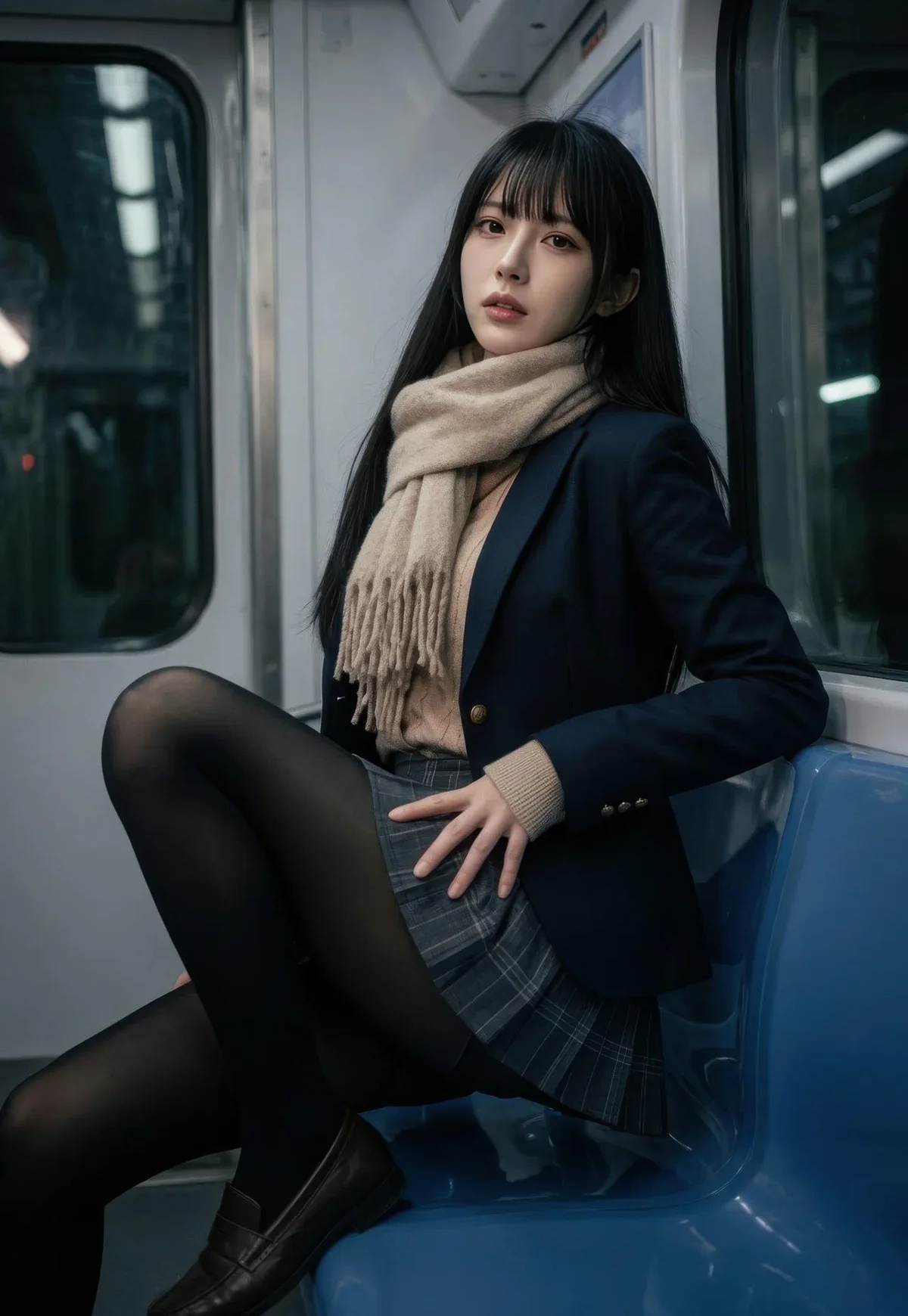 AIG美女_No.330_芭喜mila_爆乳JK制服 主题写真 [67P]Xiuren秀人写真高清美女套图写真下载-看套图看套图