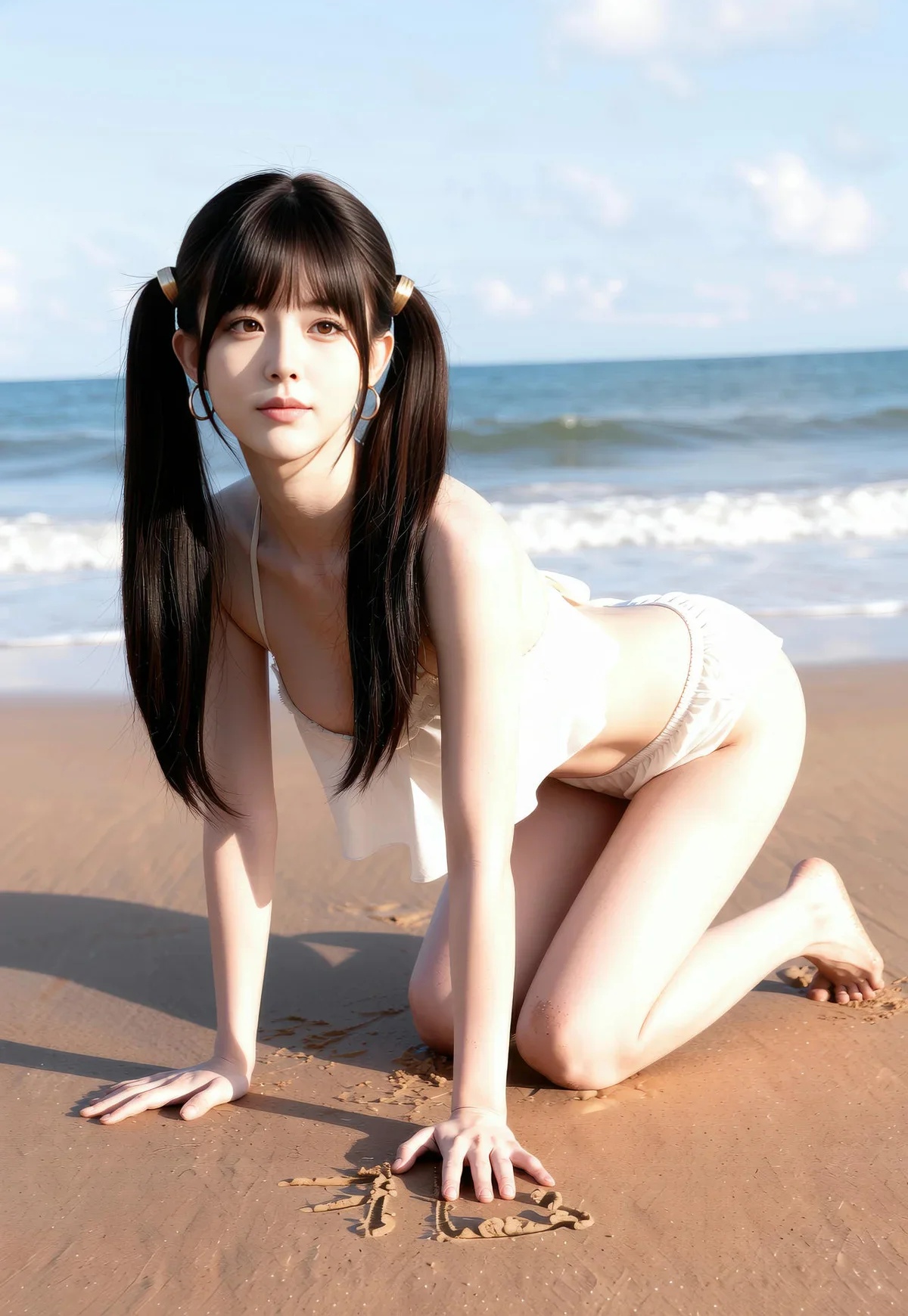 AIG美女_No.235_柚柚sasa_沙滩酥胸爆乳 主题写真 [64P]Xiuren秀人写真高清美女套图写真下载-看套图看套图