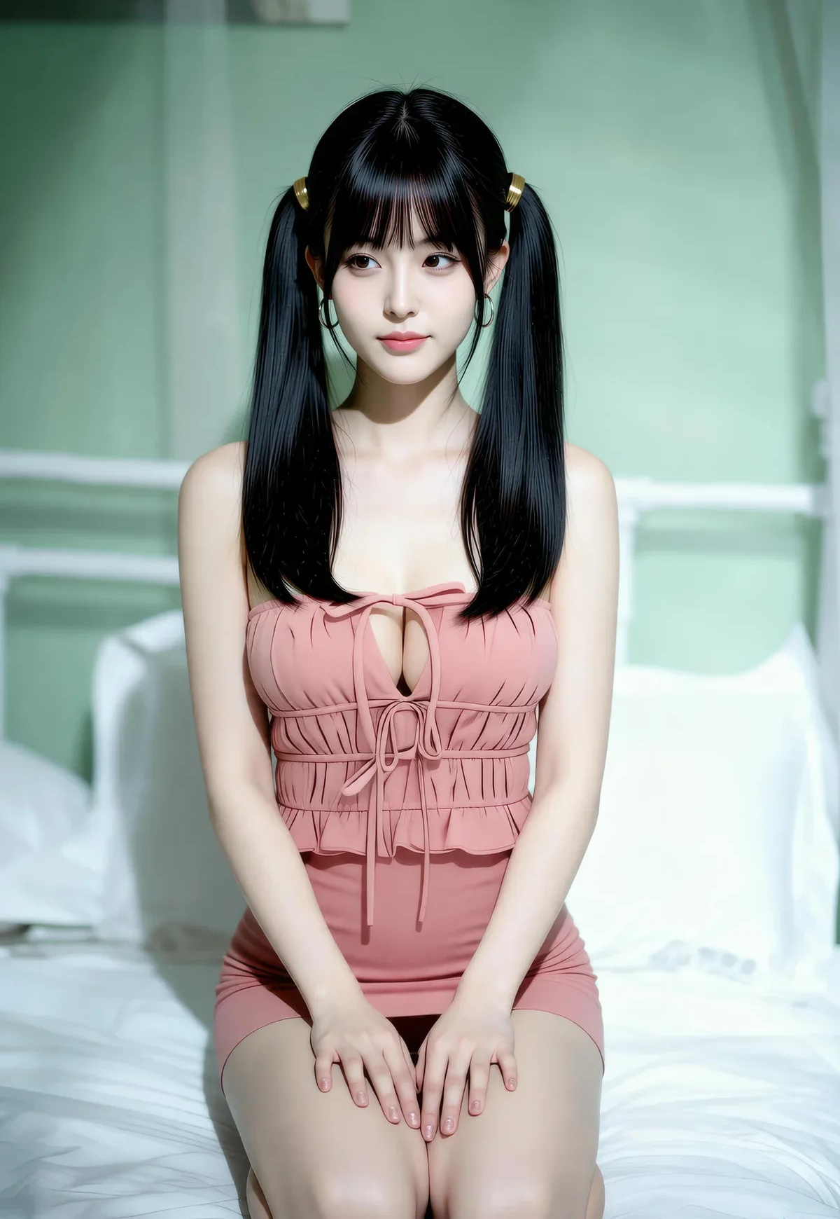 AIG美女_No.334_柚柚sasa_粉色爆乳紧身裙 主题写真 [70P]Xiuren秀人写真高清美女套图写真下载-看套图看套图